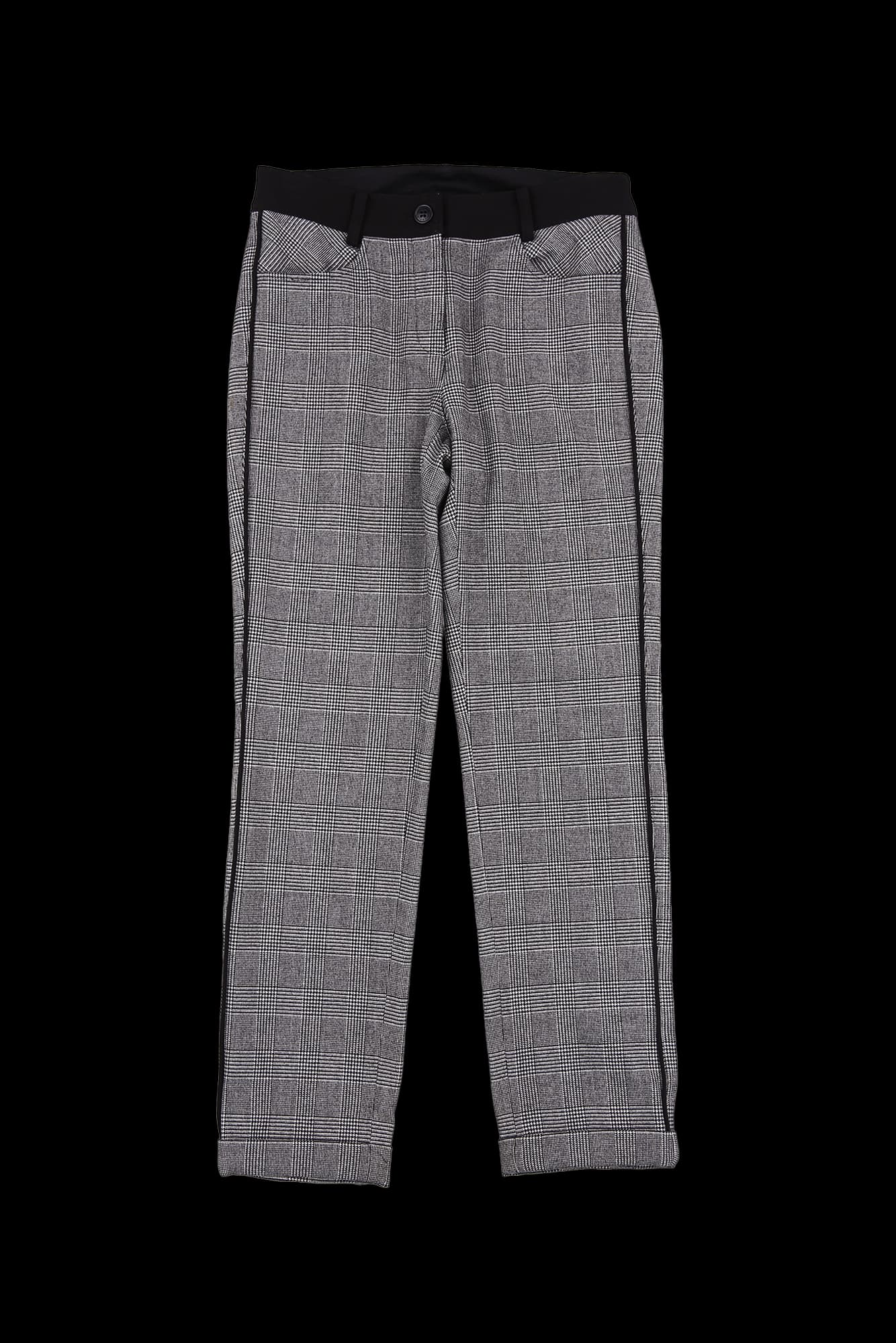 사이드라인 체크 팬츠