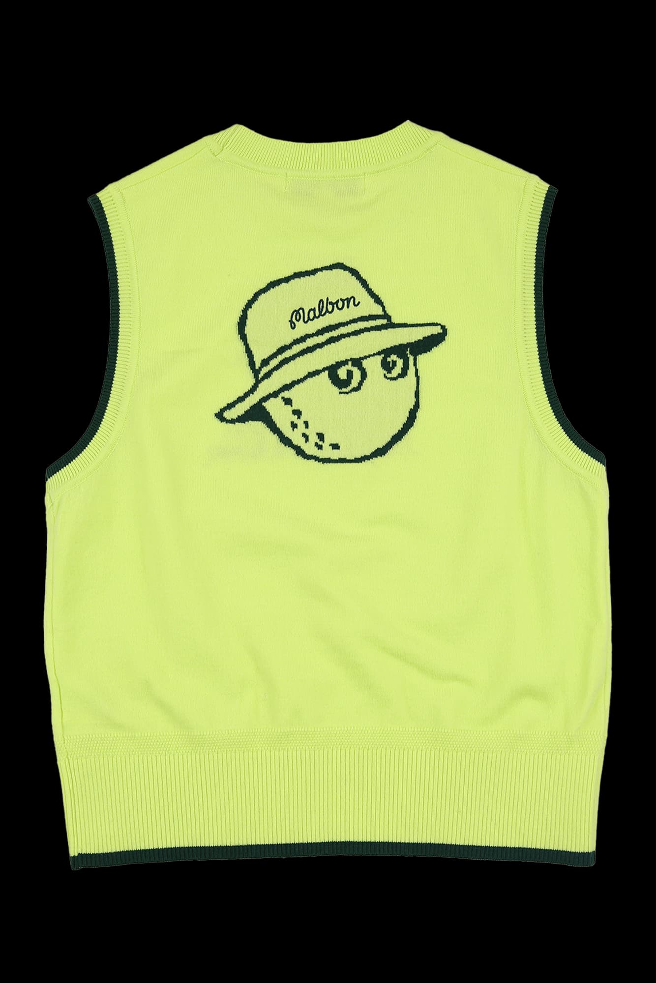 배색 로고 민소매