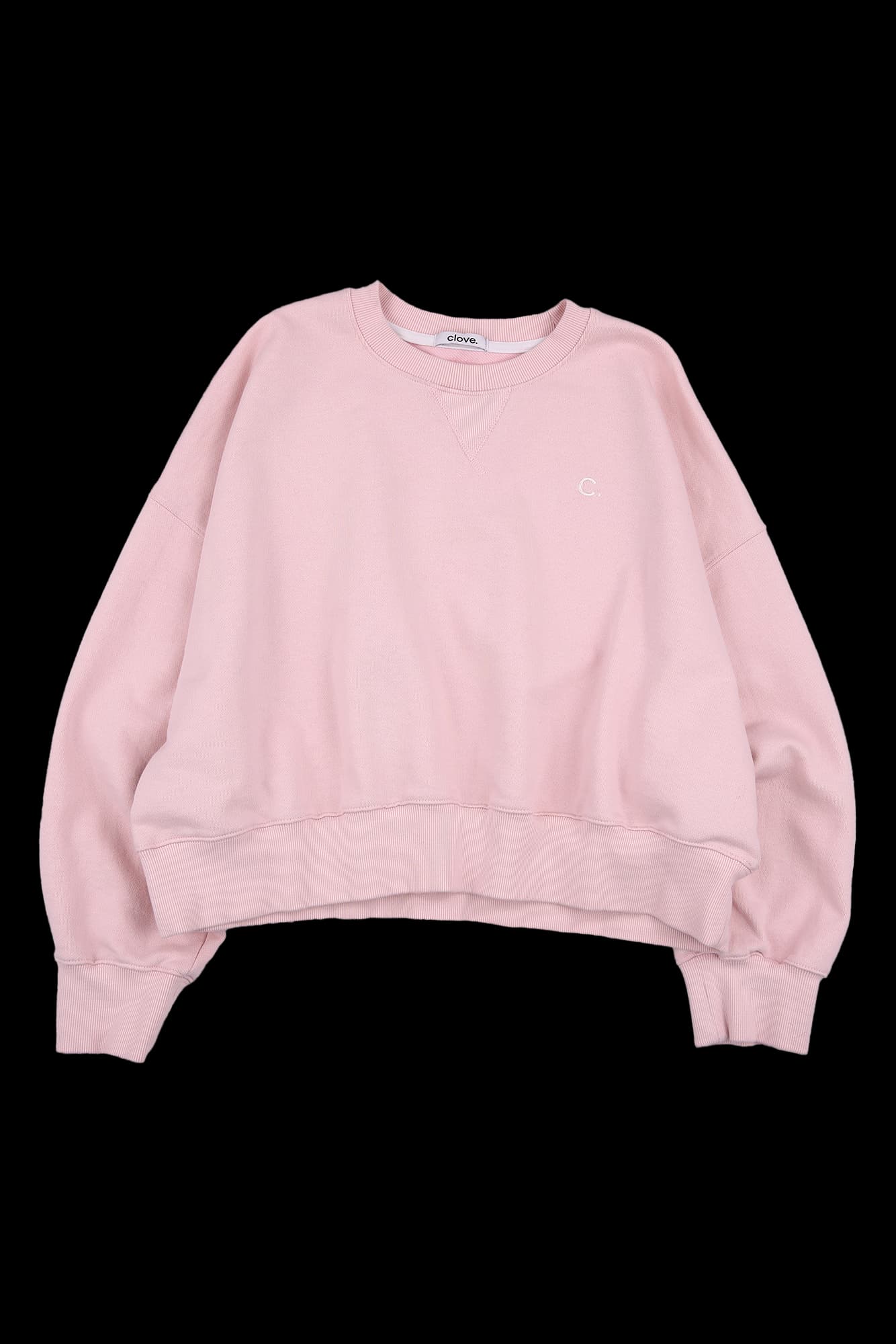 크롭 스웨트셔츠