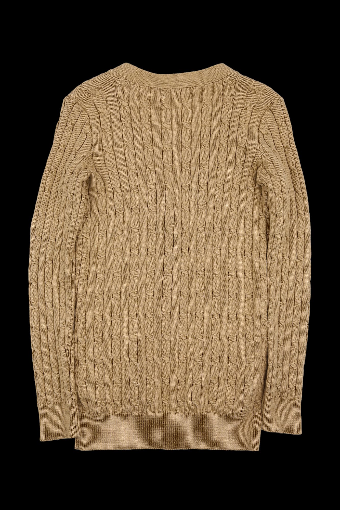 케이블 니트 가디건