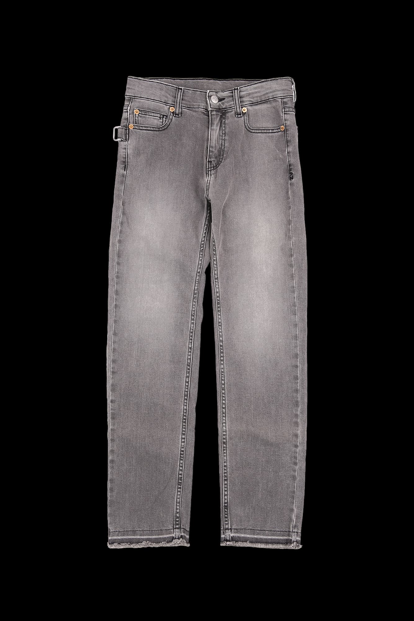 워싱 데님 팬츠