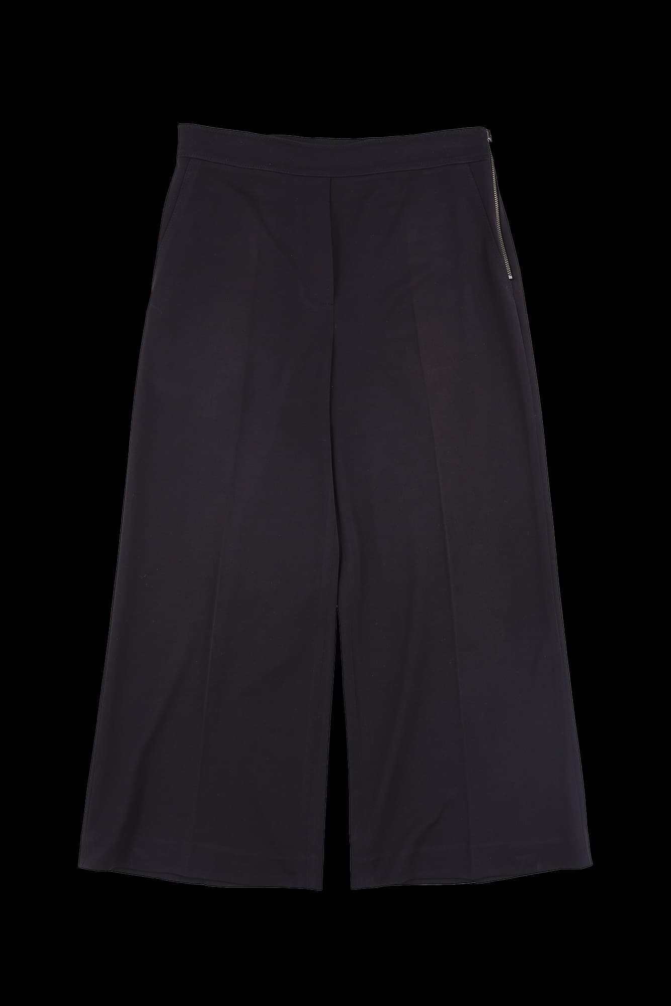 밴딩 사이드 지퍼 롱 팬츠