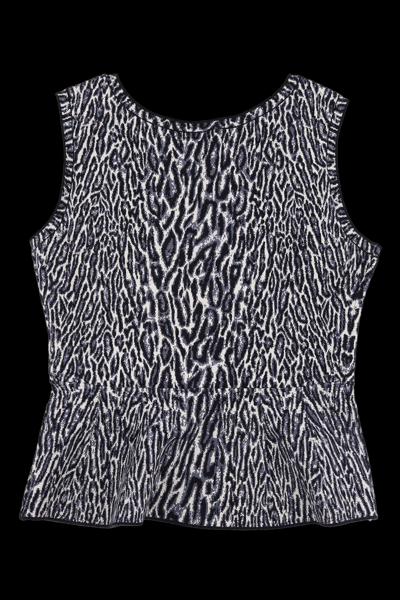 레오파드 플레어 뷔스티에