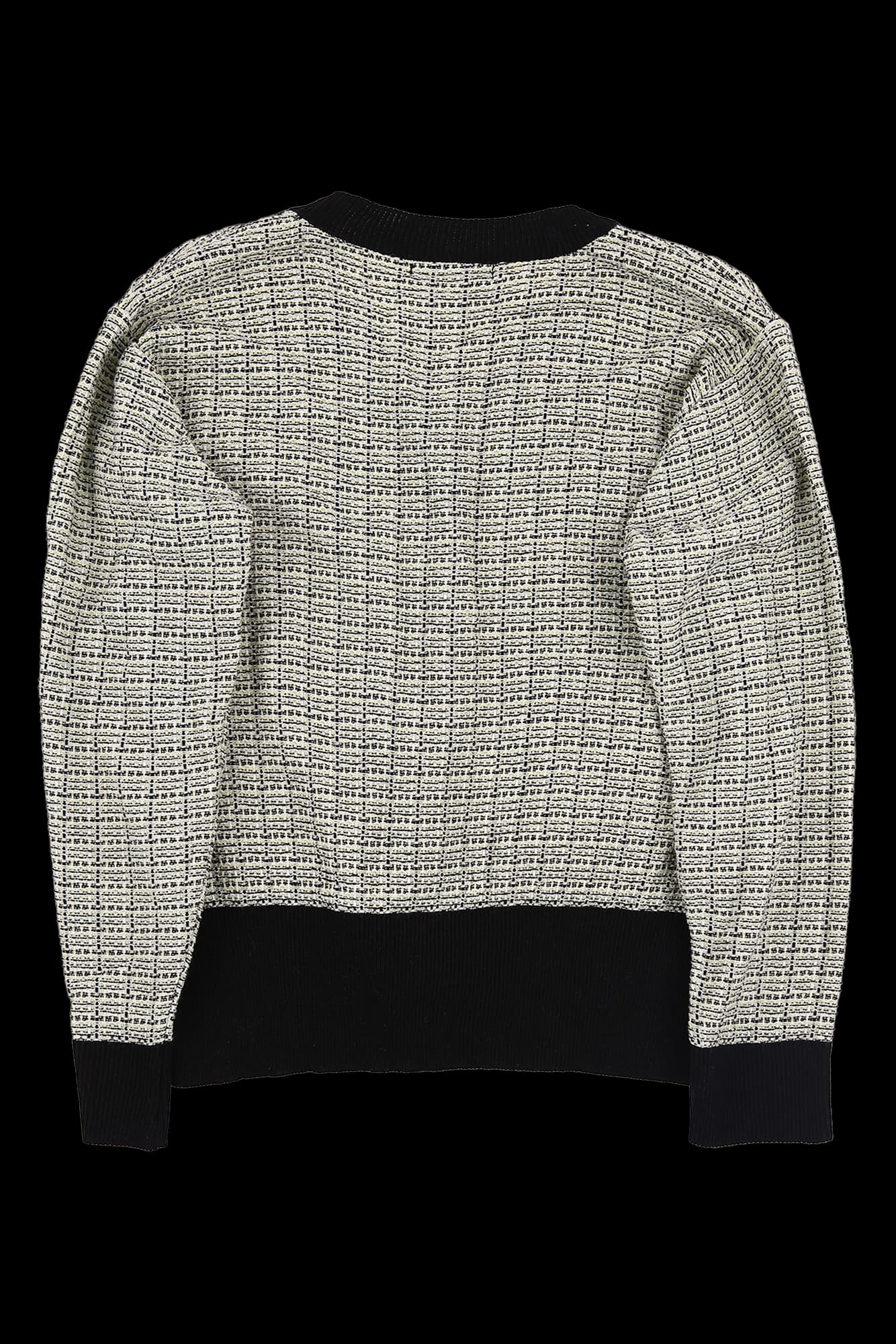 [새상품] 브이넥 배색 가디건