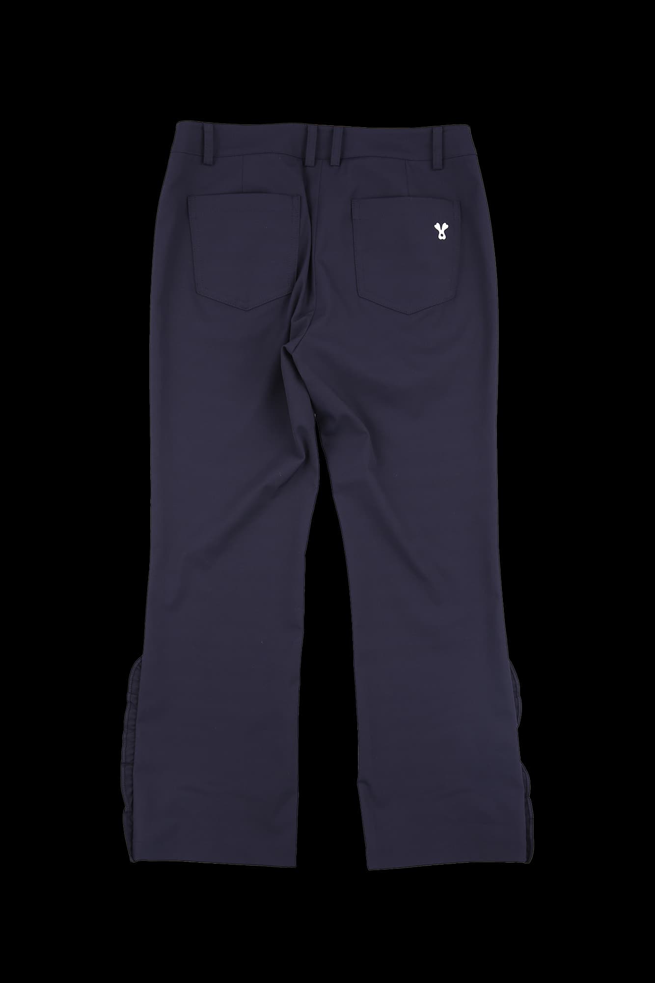 사이드 프릴 슬림 팬츠