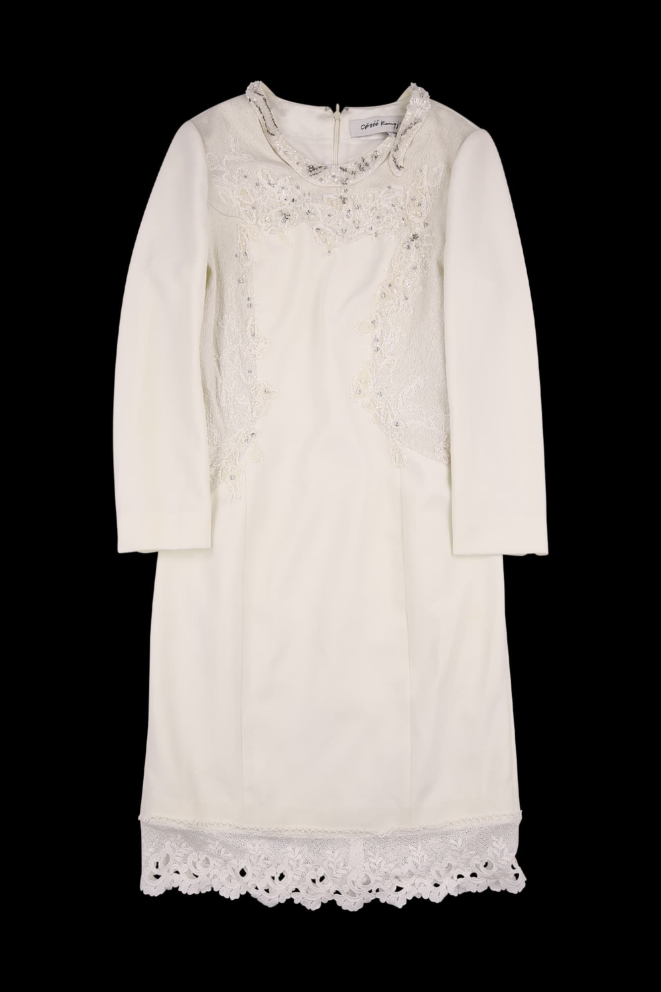 비즈 긴팔원피스