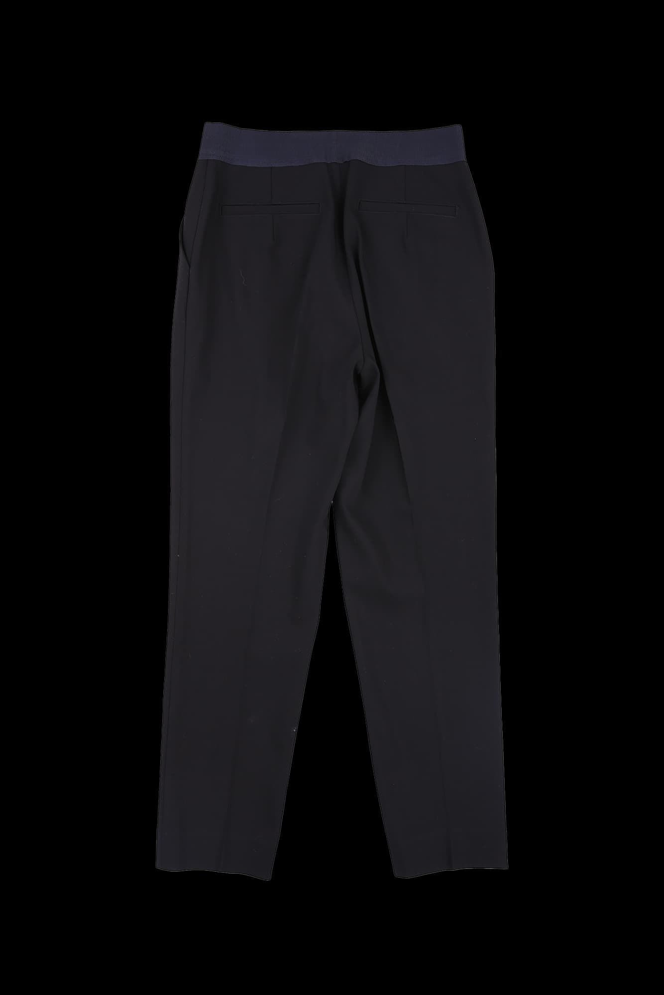 투턱 배색 팬츠