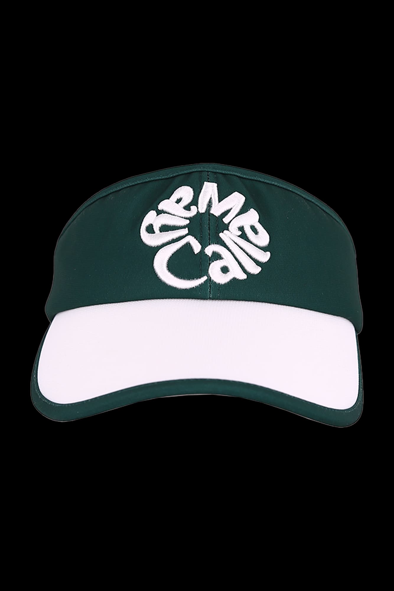 배색 로고 선 바이저 