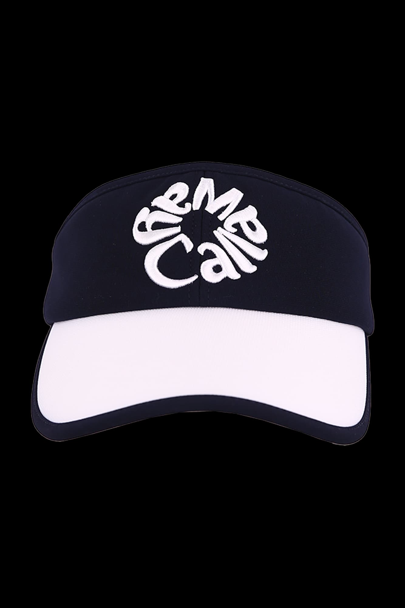 배색 로고 선바이저 