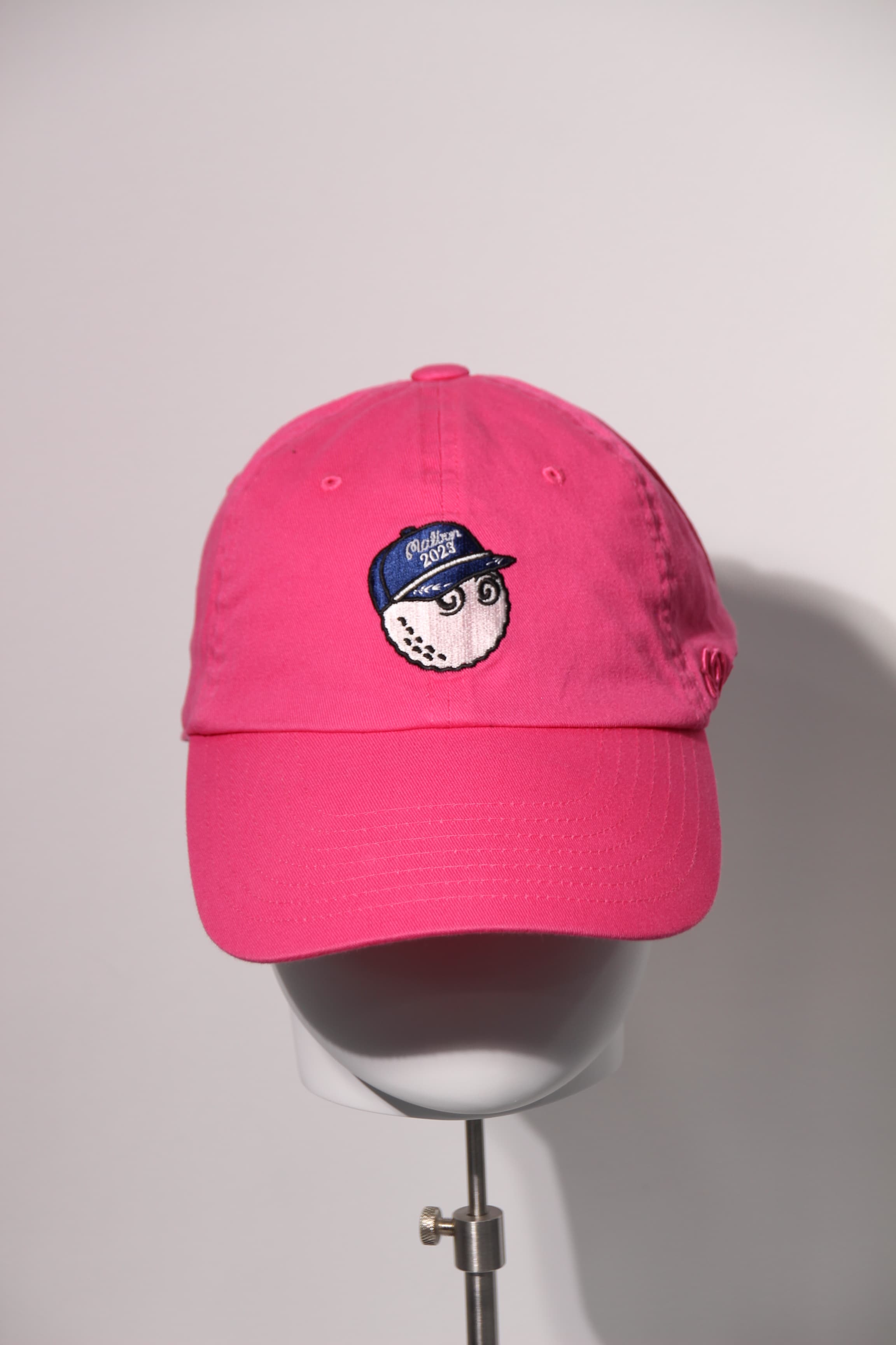 자수 볼마커 로고 캡