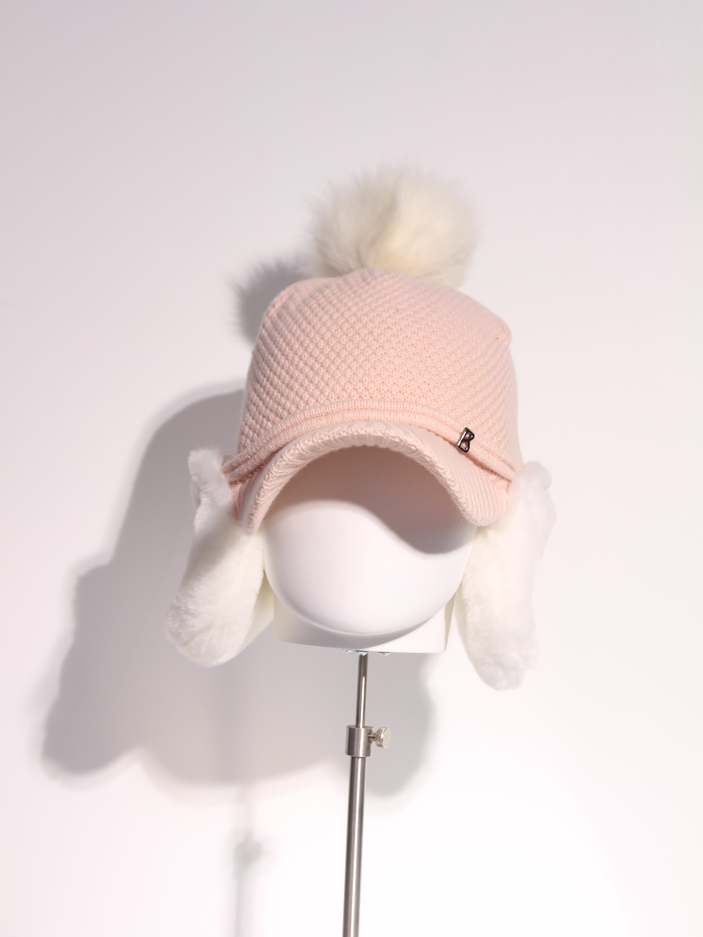 털 귀도리 모자