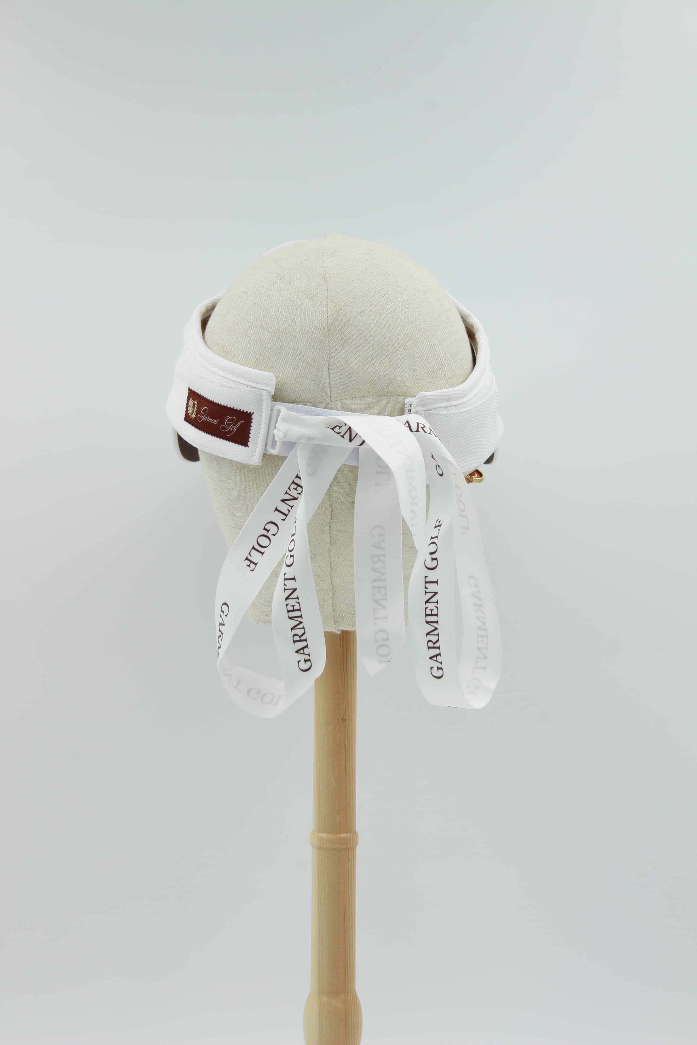 리본 포인트 바이저(WHITE)