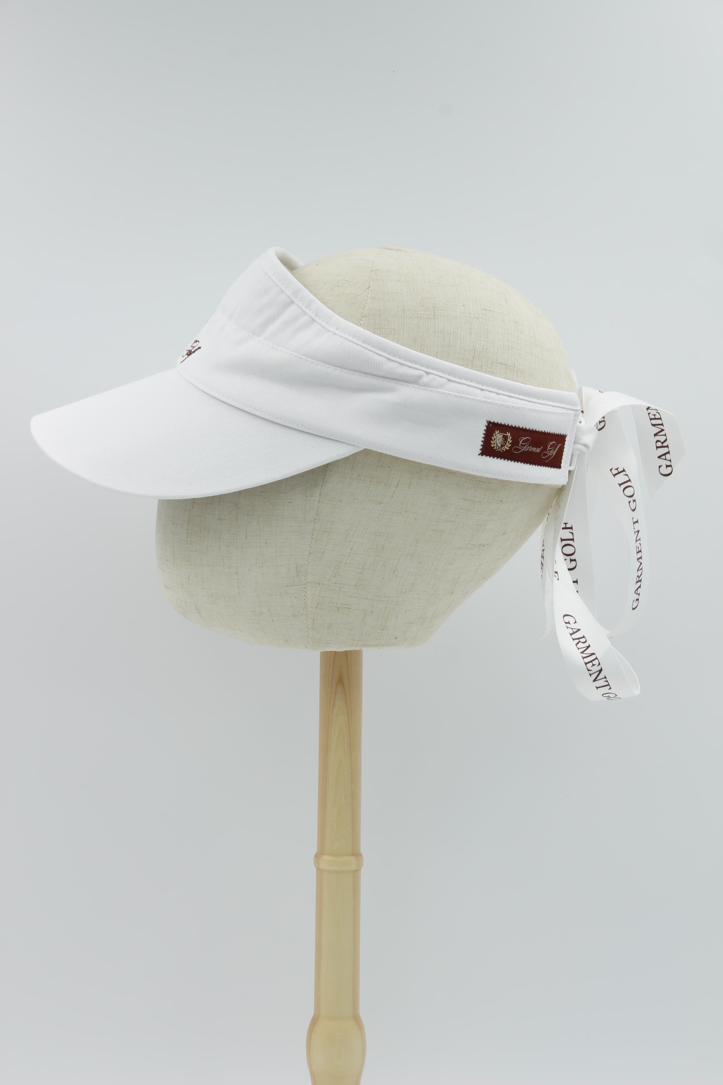 리본 포인트 바이저(WHITE)