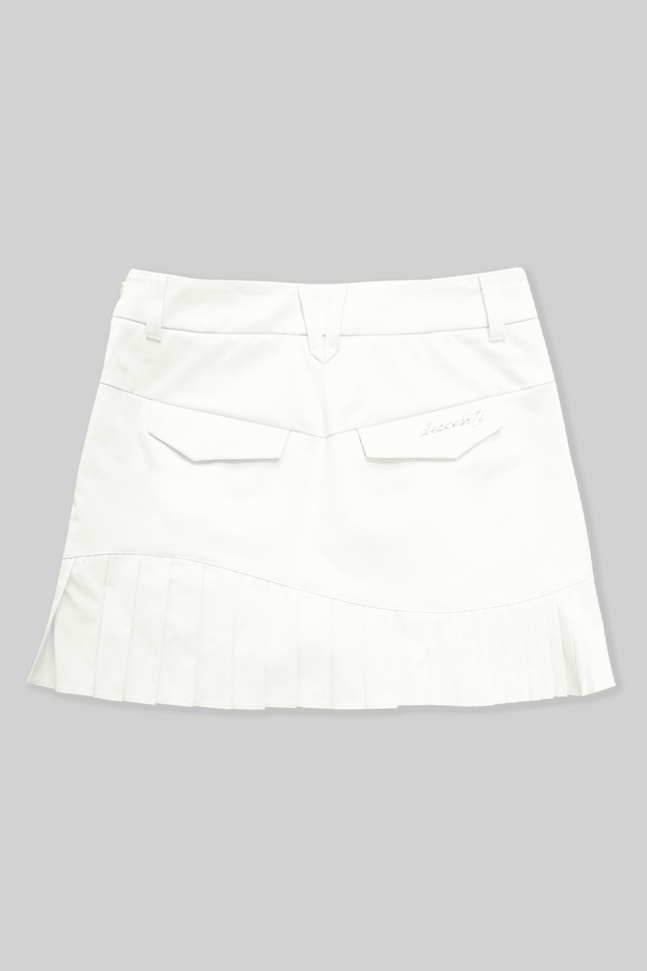 밑단 플리츠 스커트