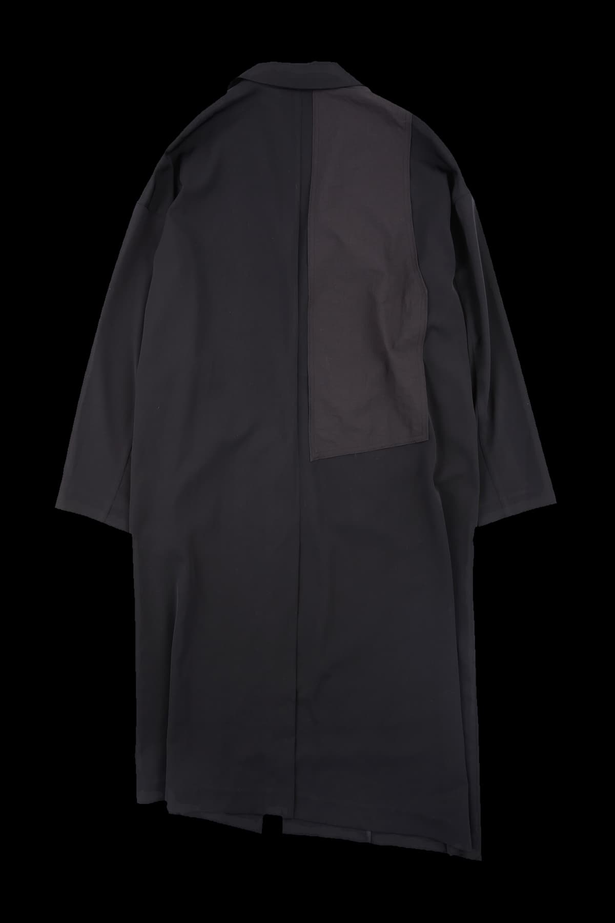 투버튼 패치 롱자켓