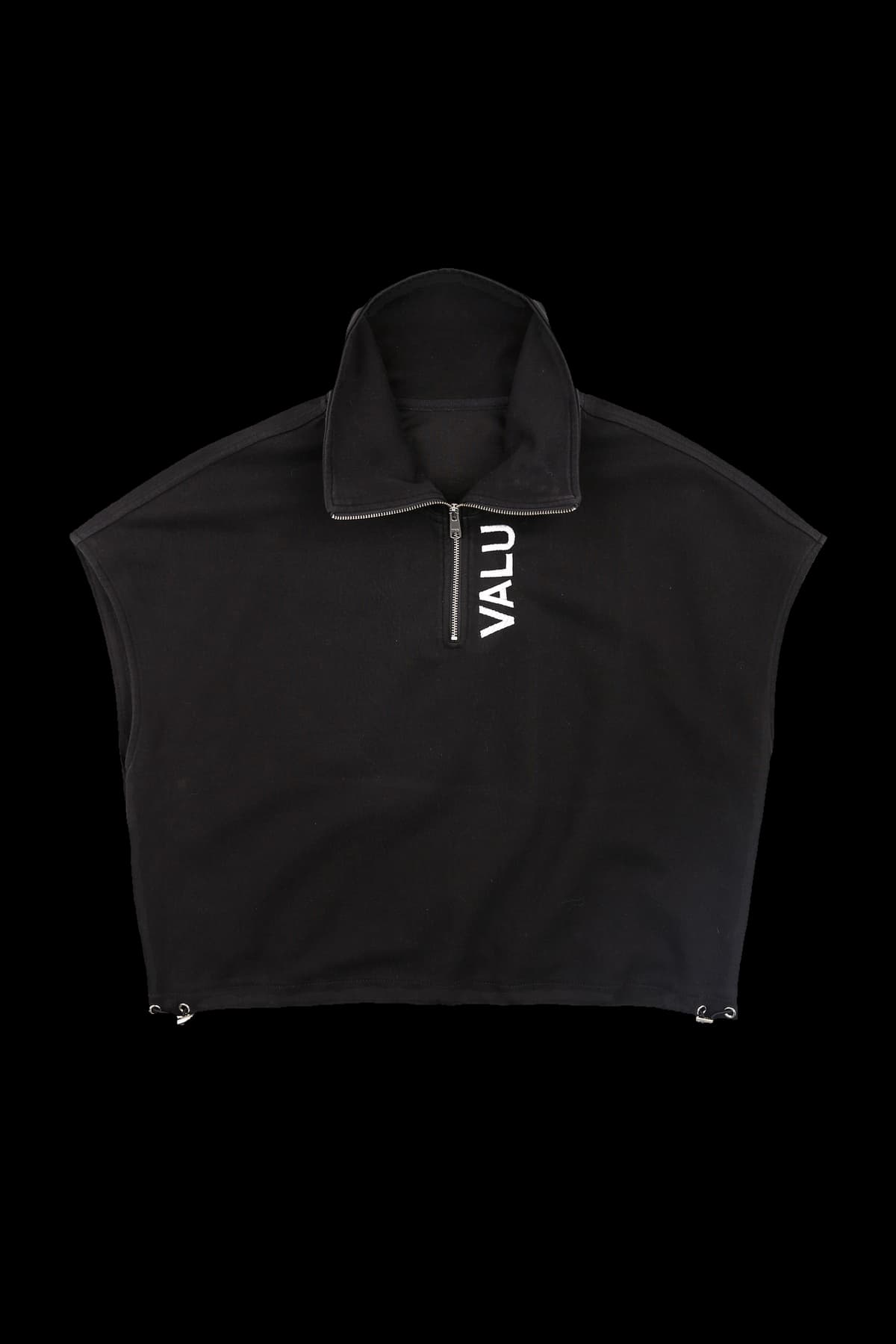 스트링 민소매집업