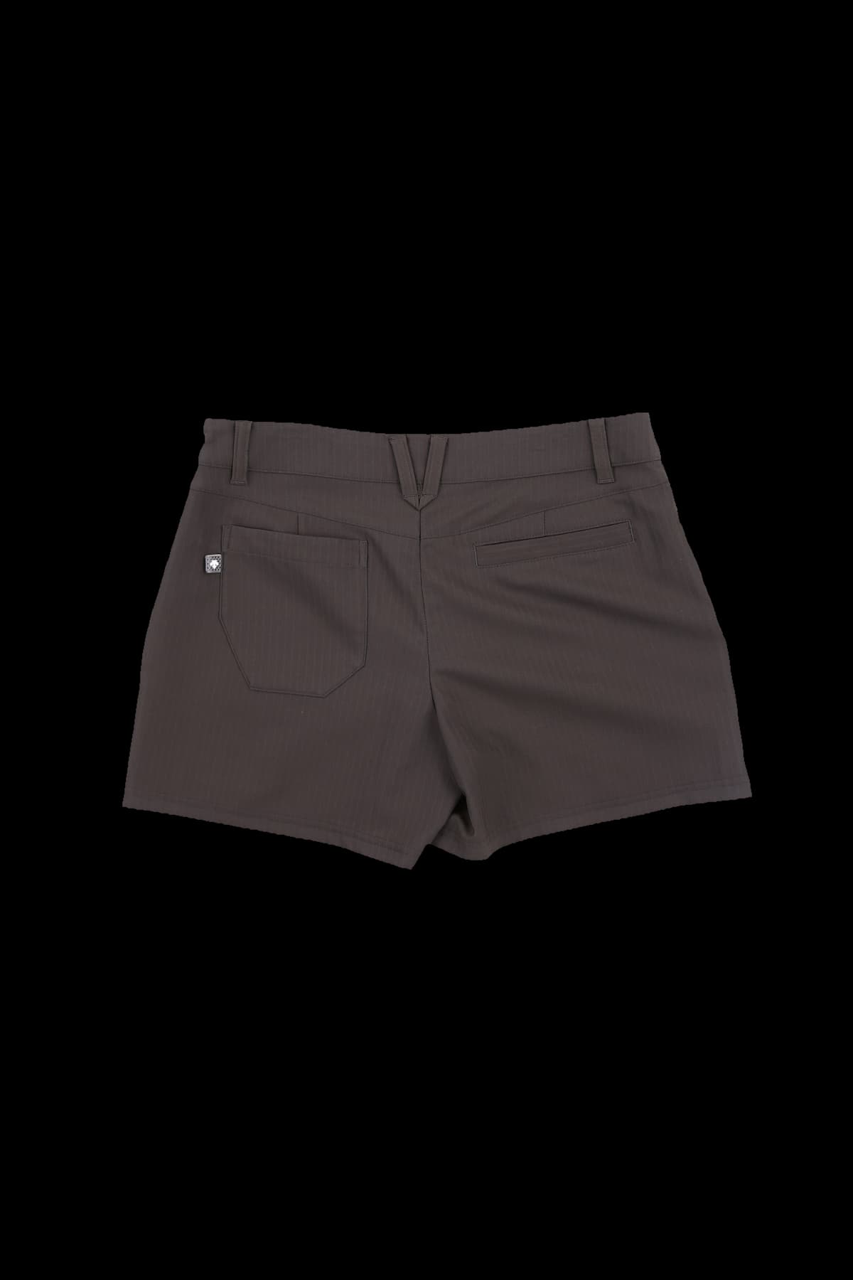 사선 랩 하프 팬츠