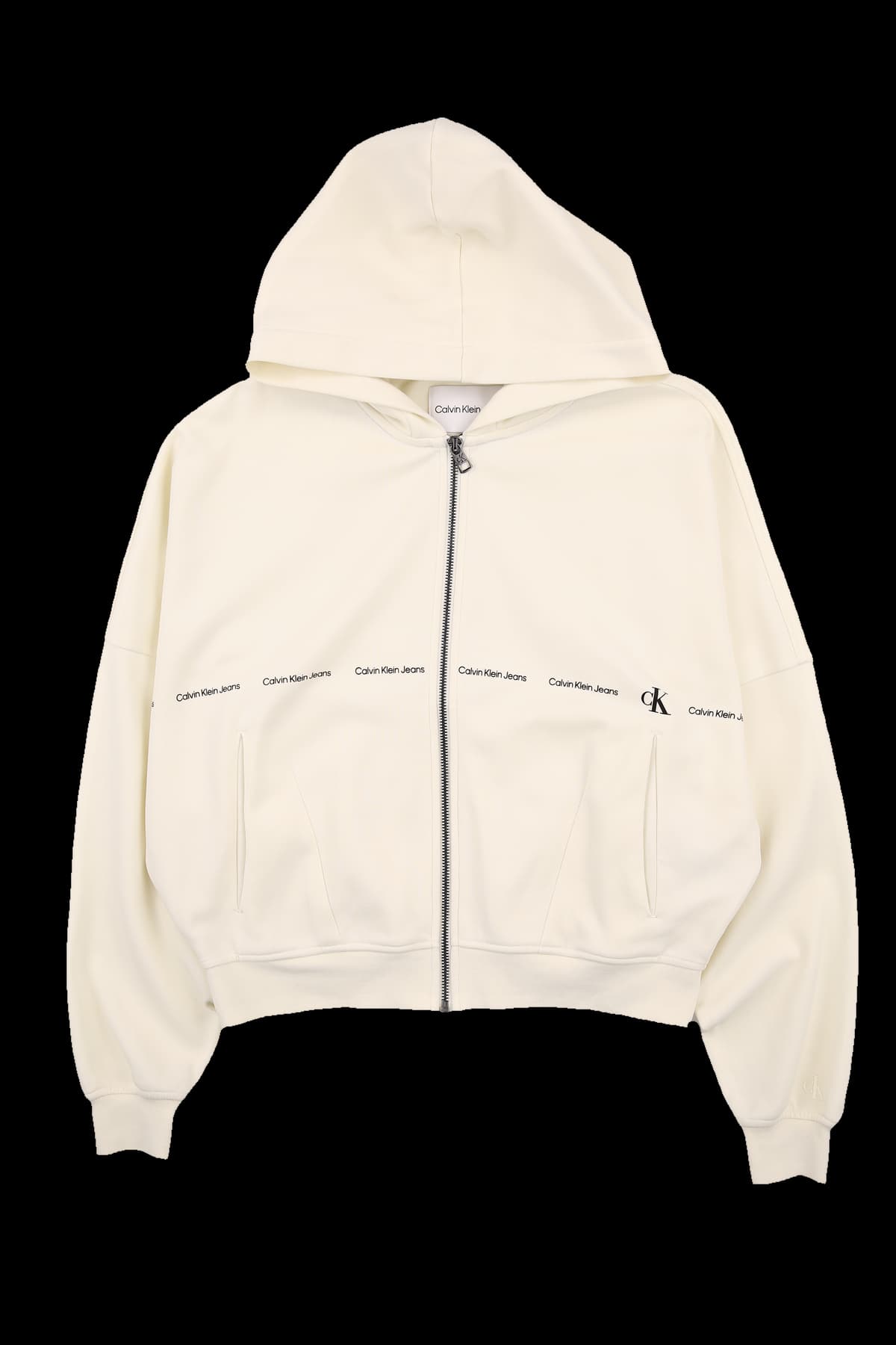 로고 프린팅 후디 집업 점퍼