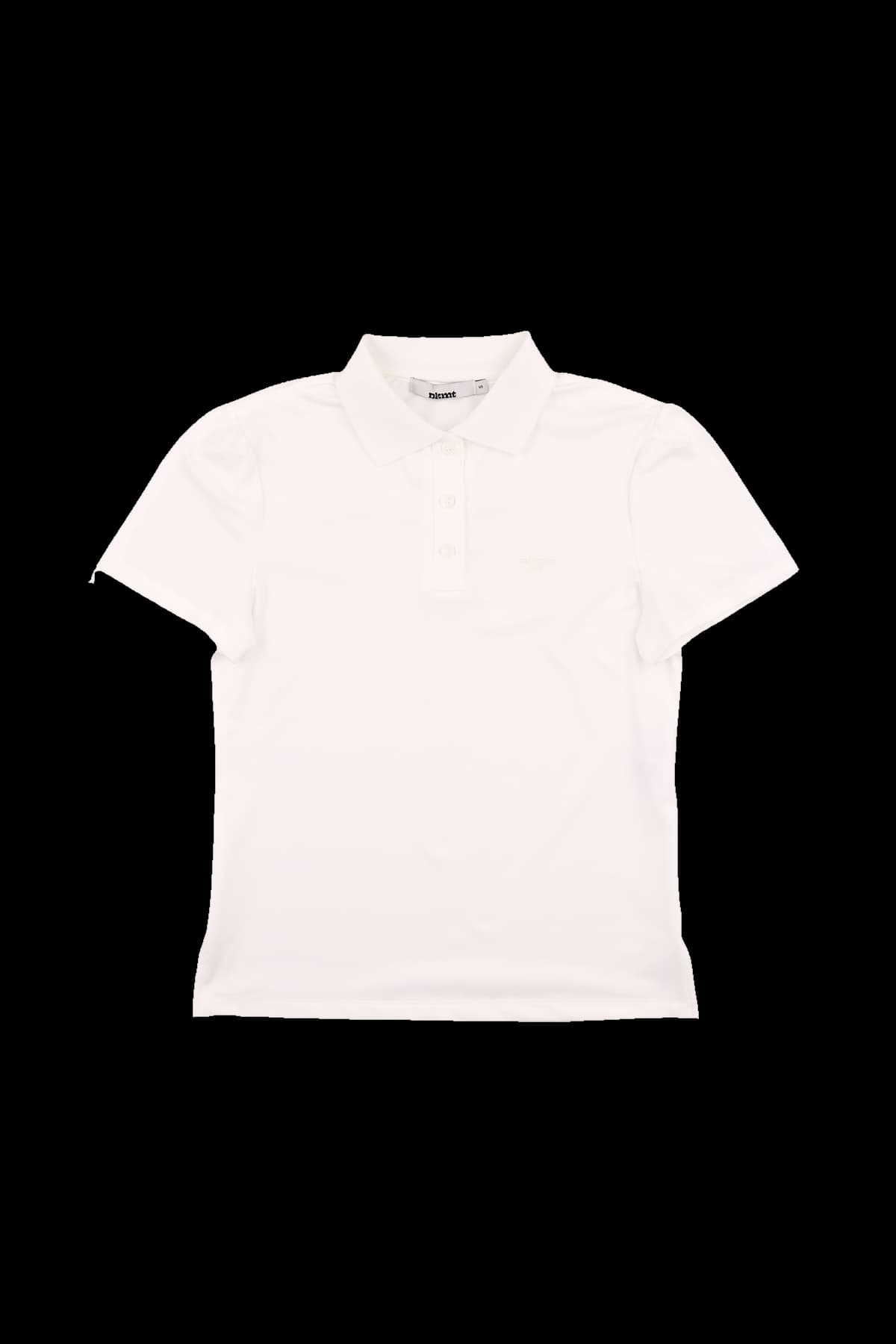 자수로고 카라 반팔티