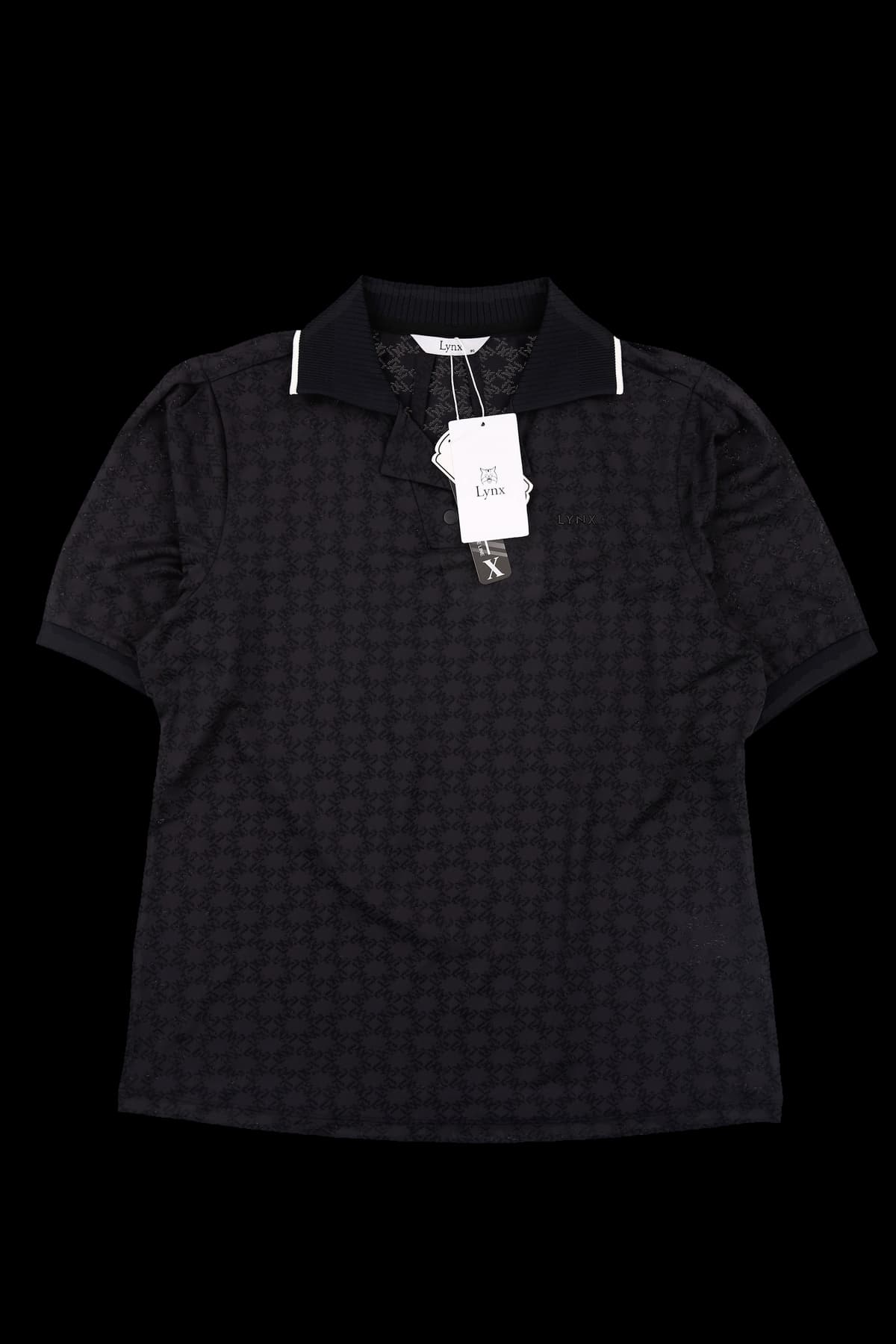 [새상품][2024] 로고 자카드 카라 반팔 티셔츠