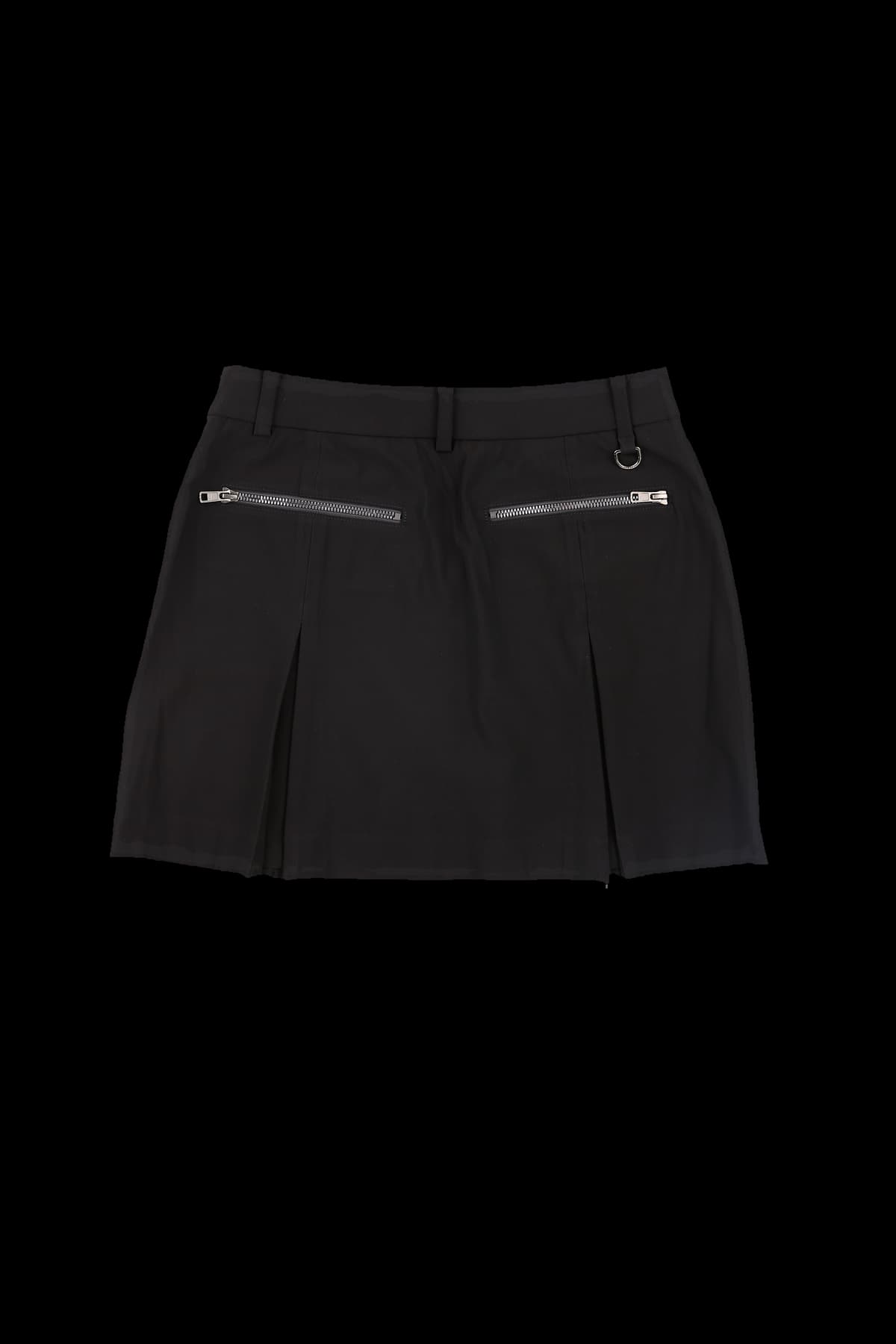 [2024] 지퍼 플랩 플리츠 스커트