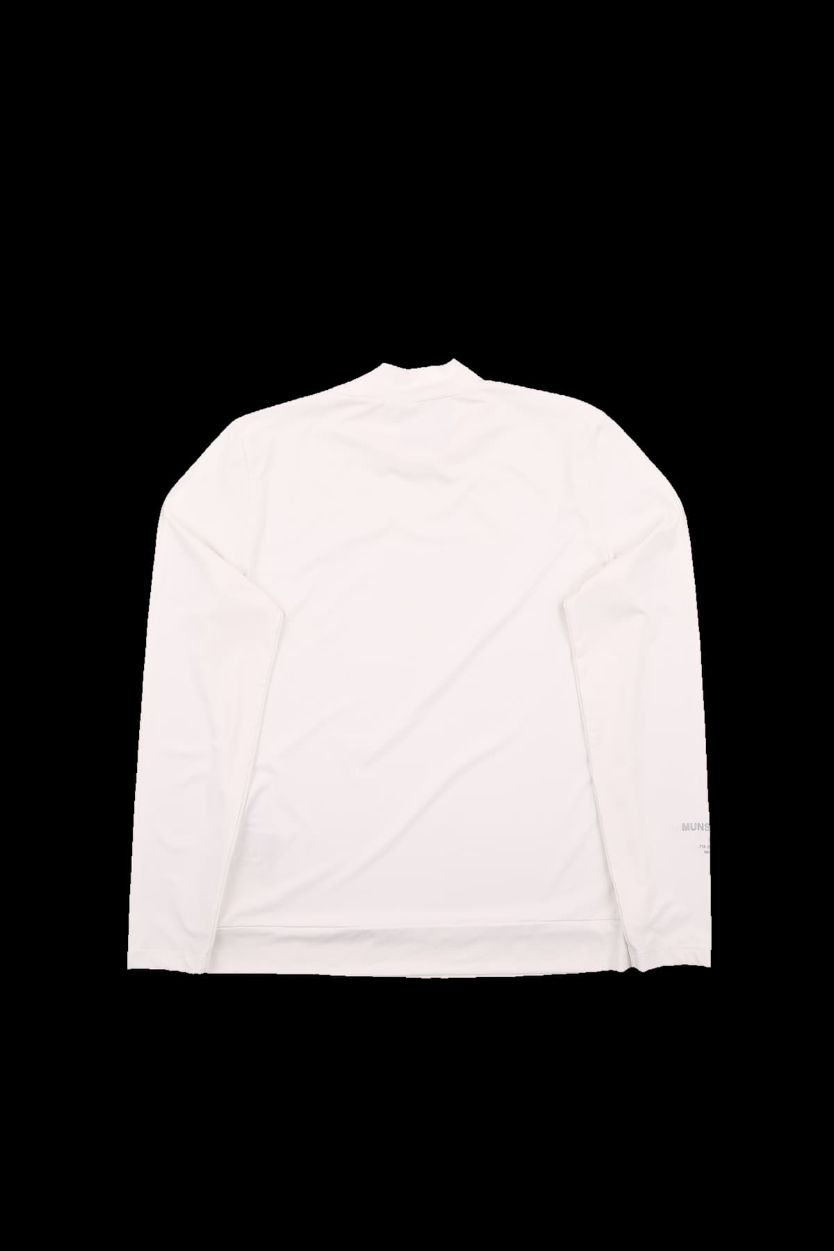 로고 하프넥 긴팔 티셔츠