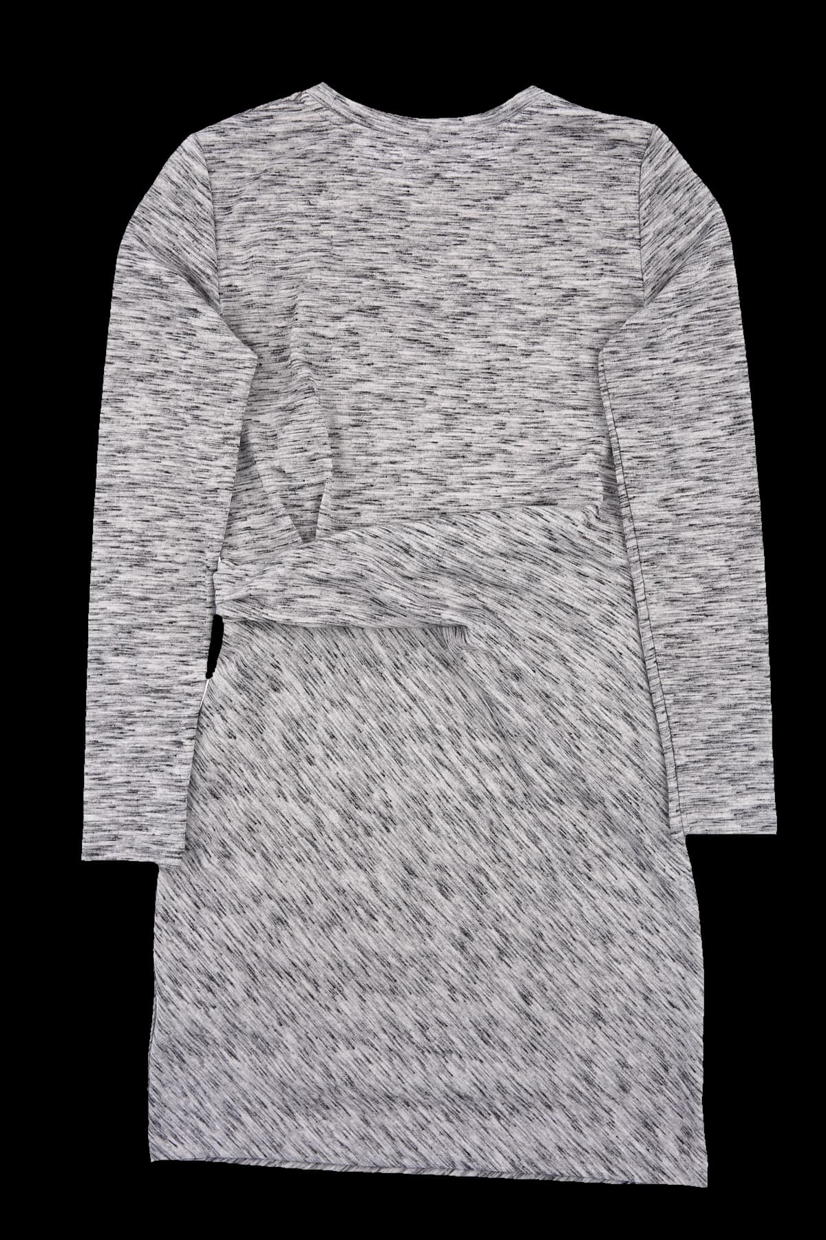 패턴 미디 원피스