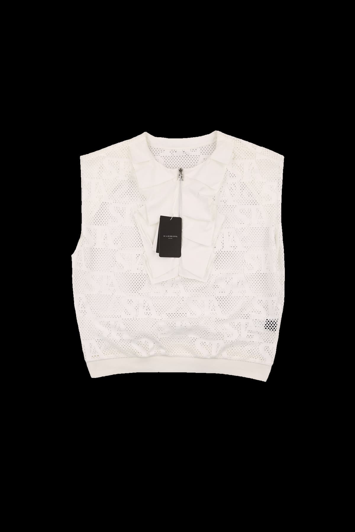 [새상품] 메쉬 로고 자카드 베스트