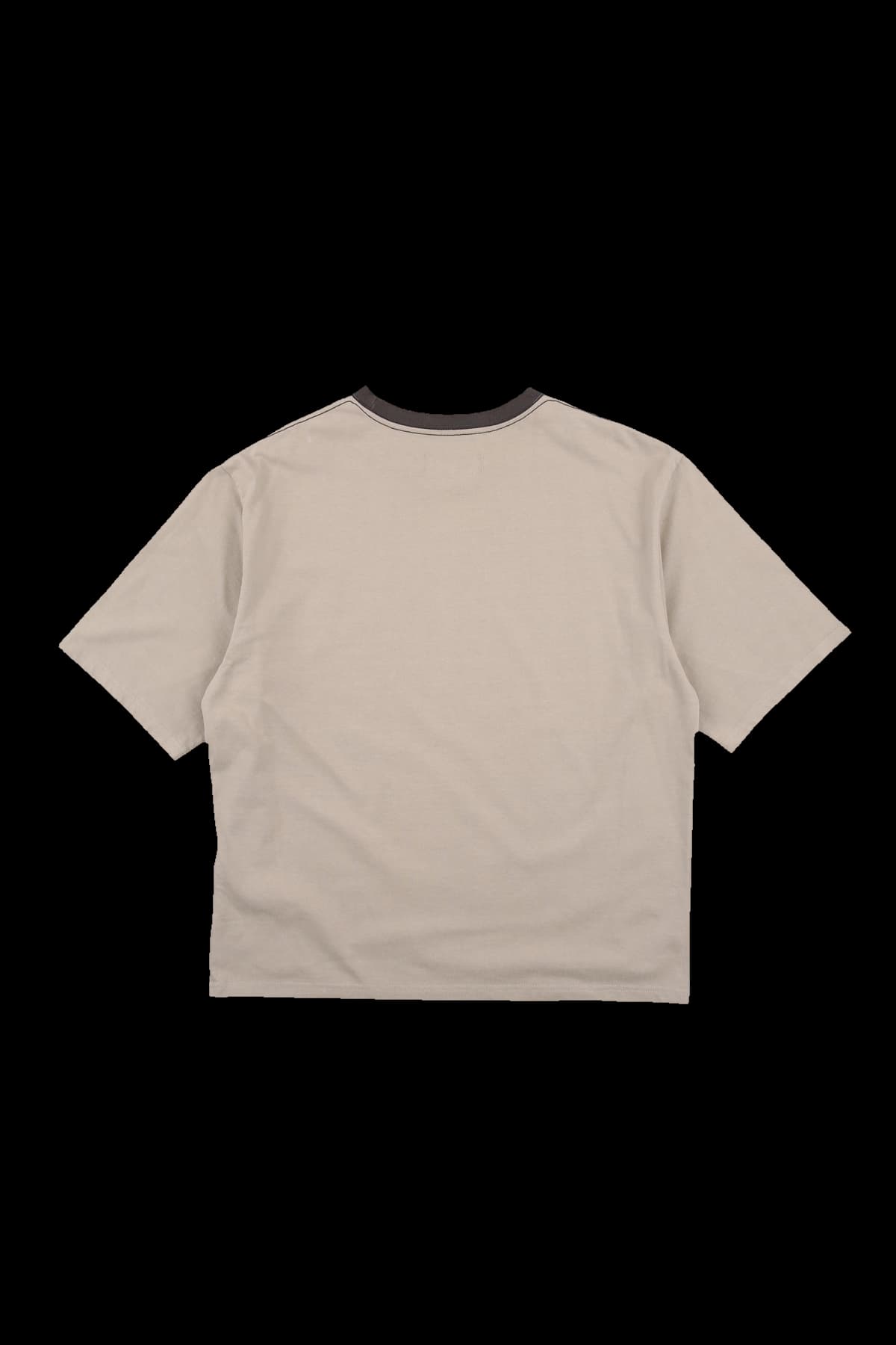 [남성] 배색 라운드 반팔티셔츠