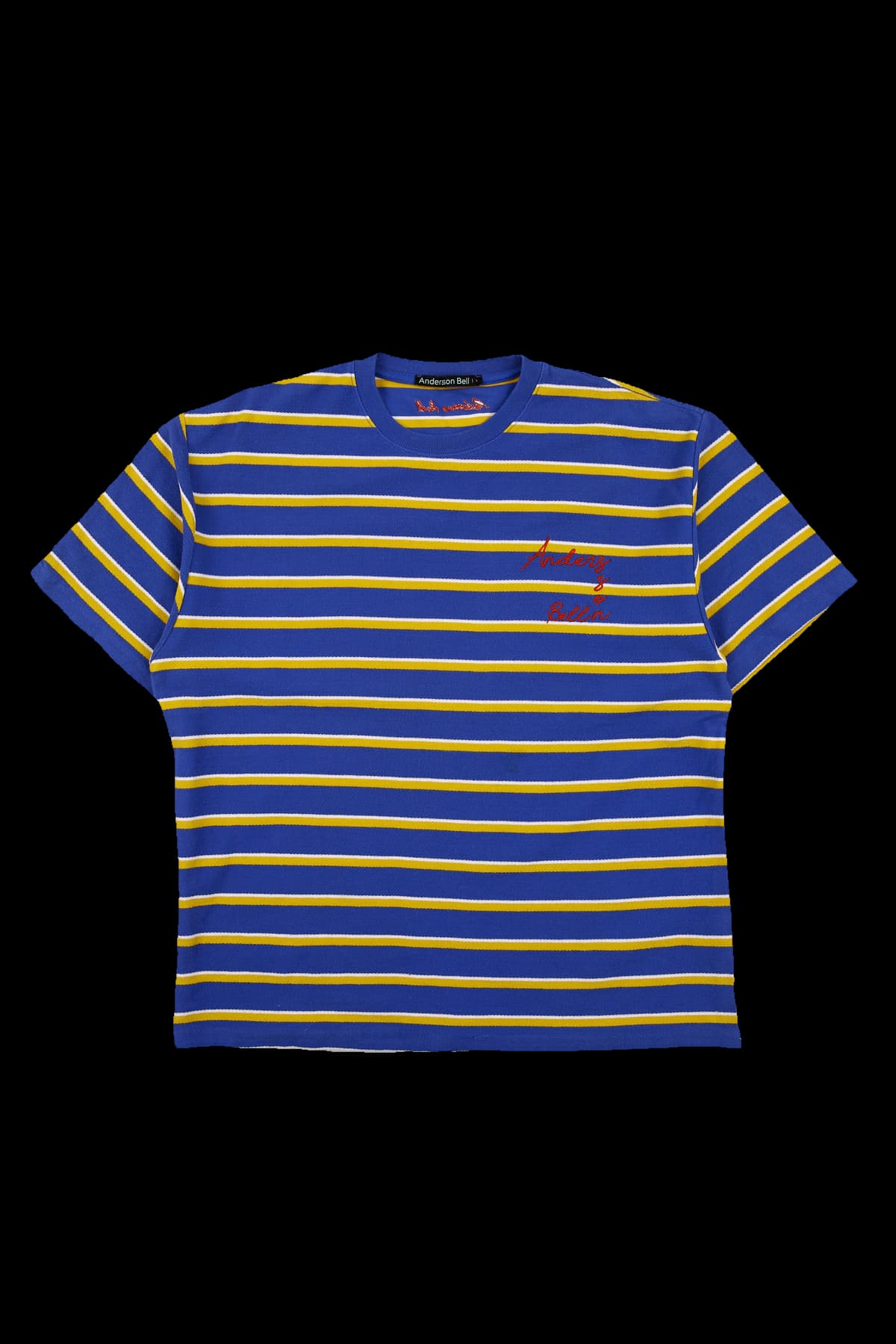 [남성] 스트라이프 반팔티셔츠