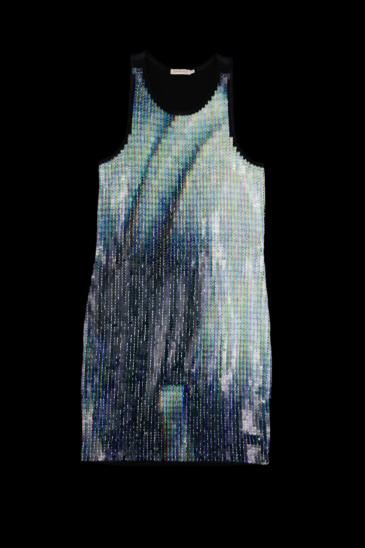 스팽글 슬리브리스 원피스