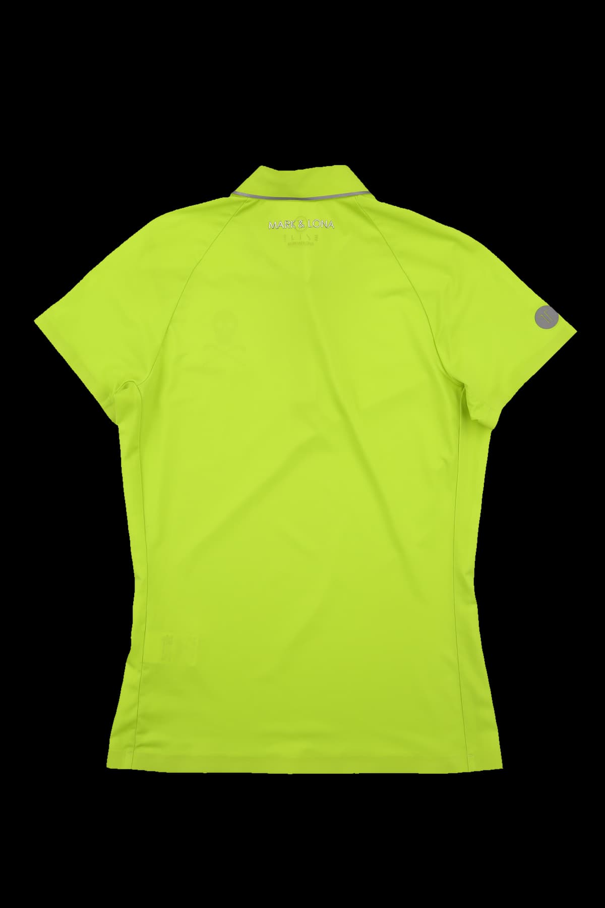 로고 장식 카라 반팔 티셔츠