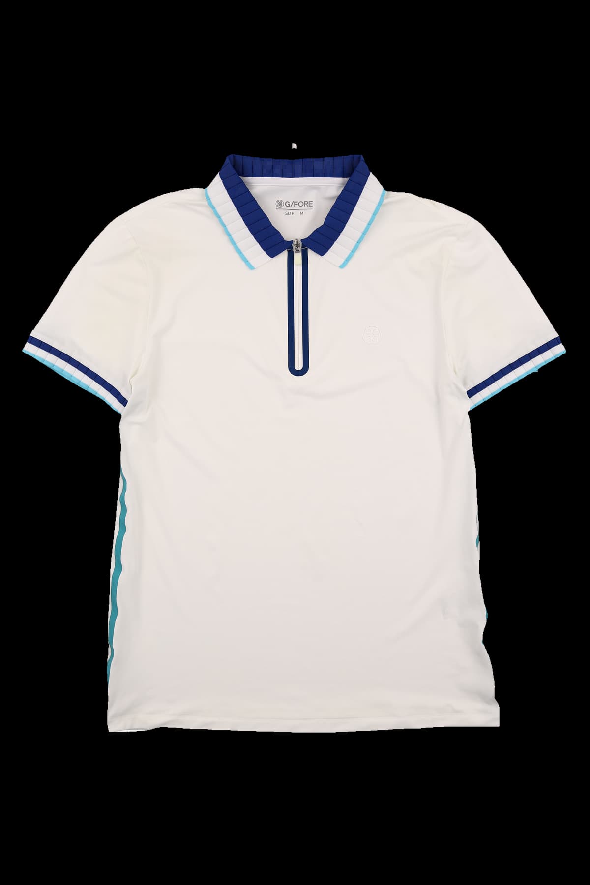 [남성] 골지 배색 카라 반팔 티셔츠