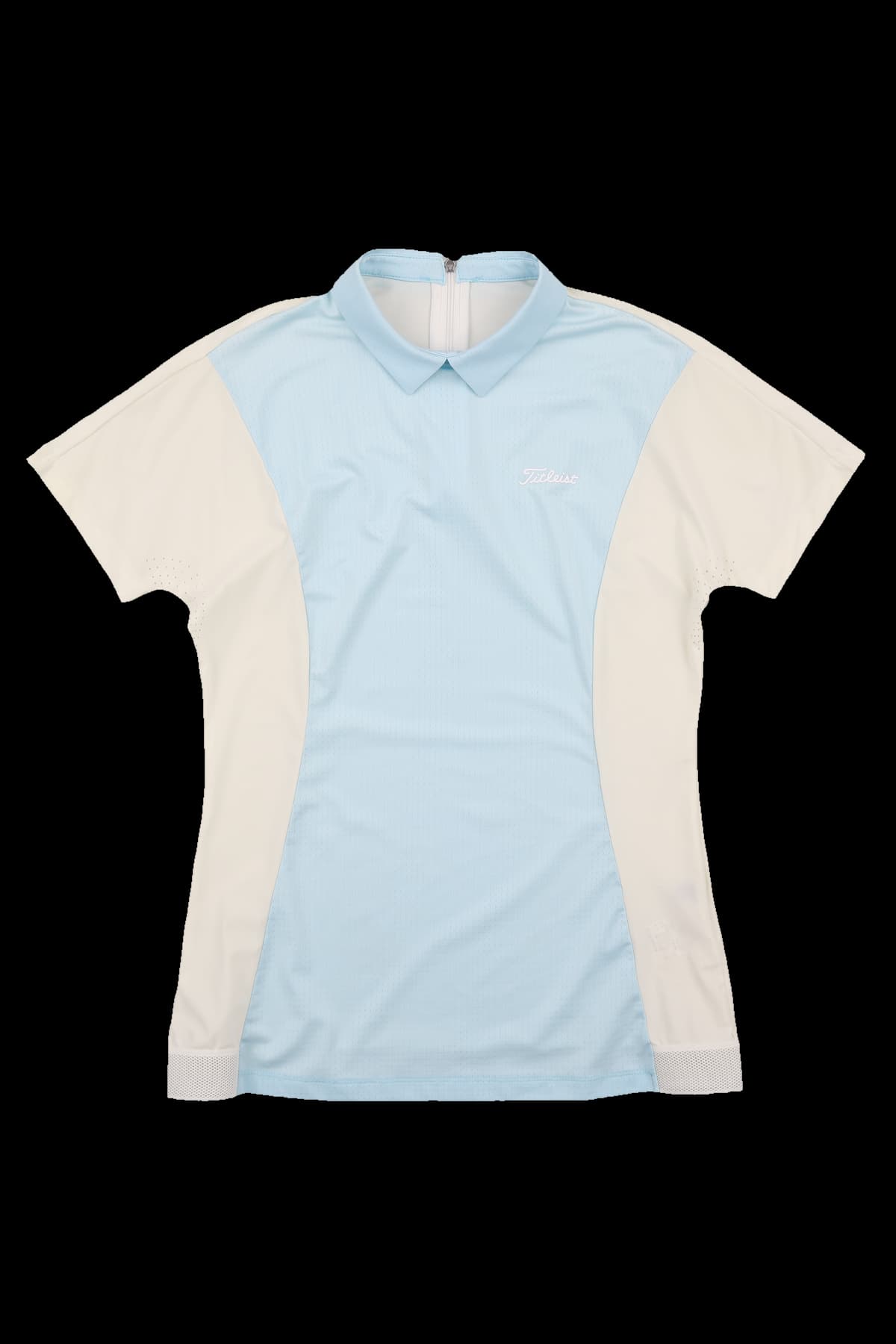 배색 라인 카라 반팔 티셔츠