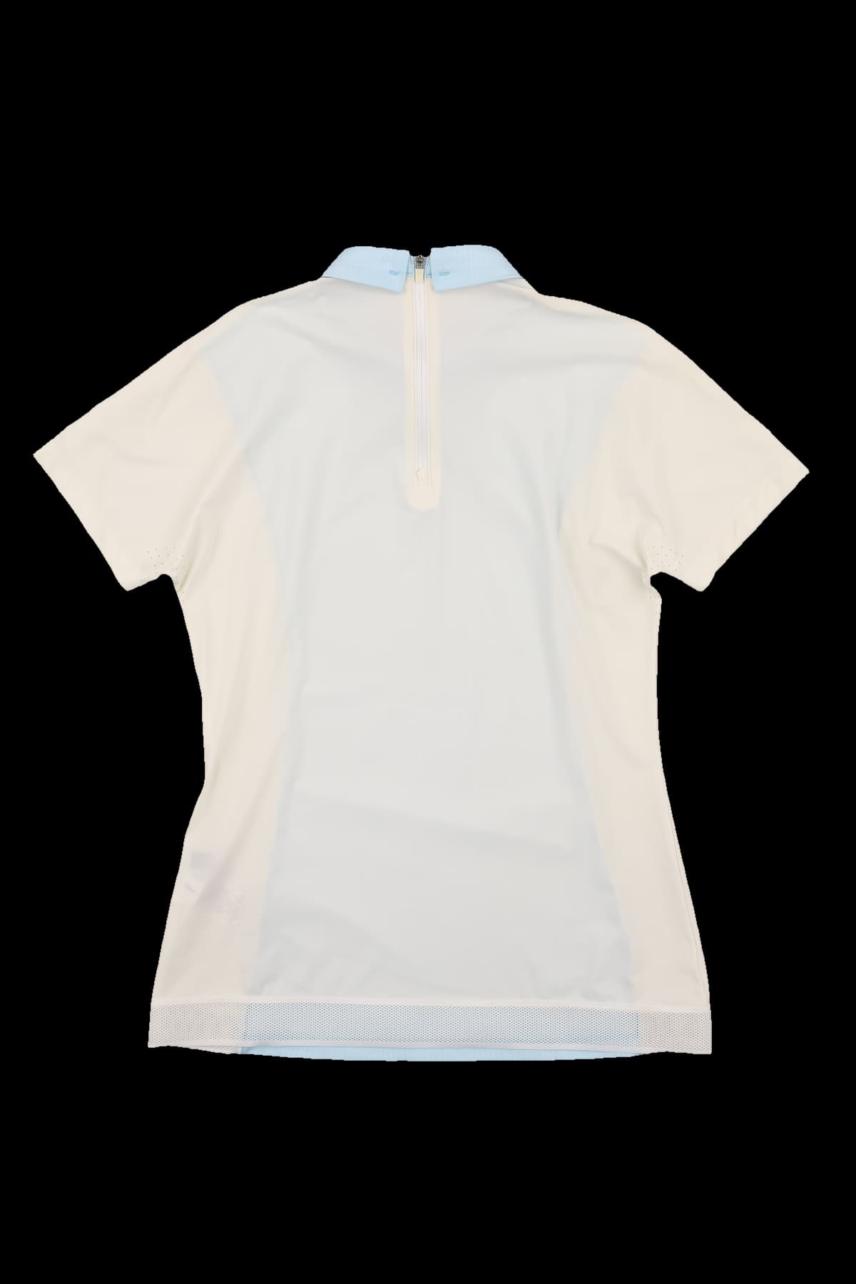 배색 라인 카라 반팔 티셔츠