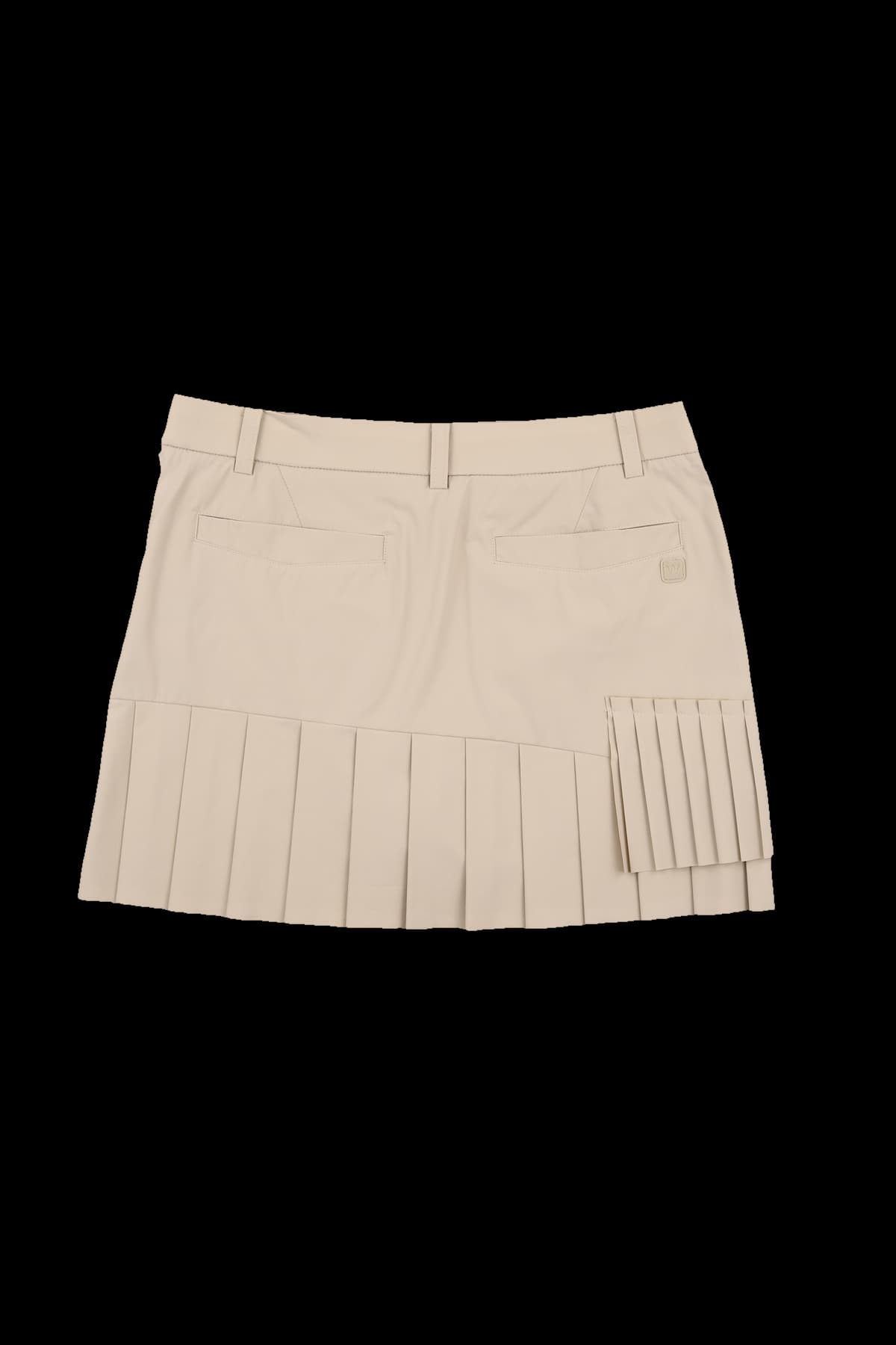 이중 플리츠 스커트