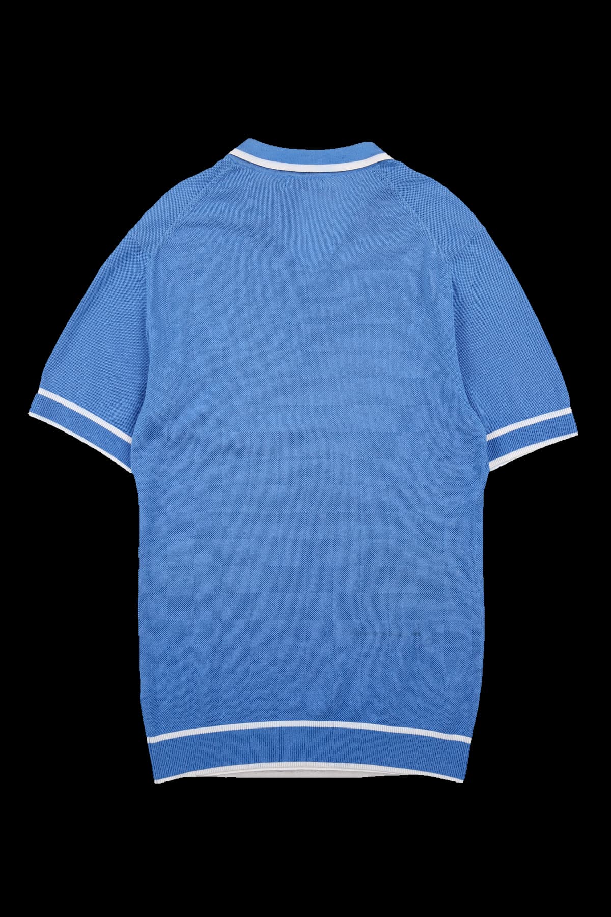 [남성]배색 카라 반팔 니트