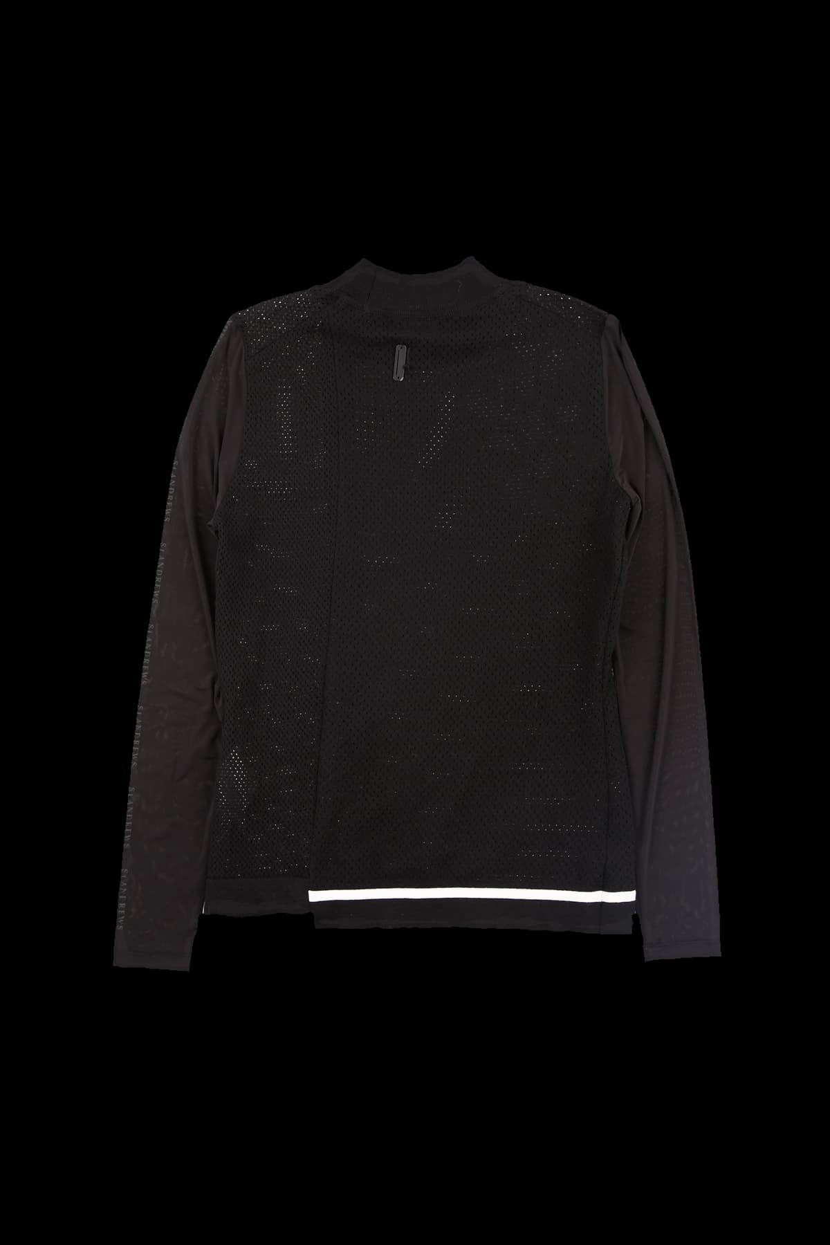 펀칭 라운드 긴팔티셔츠