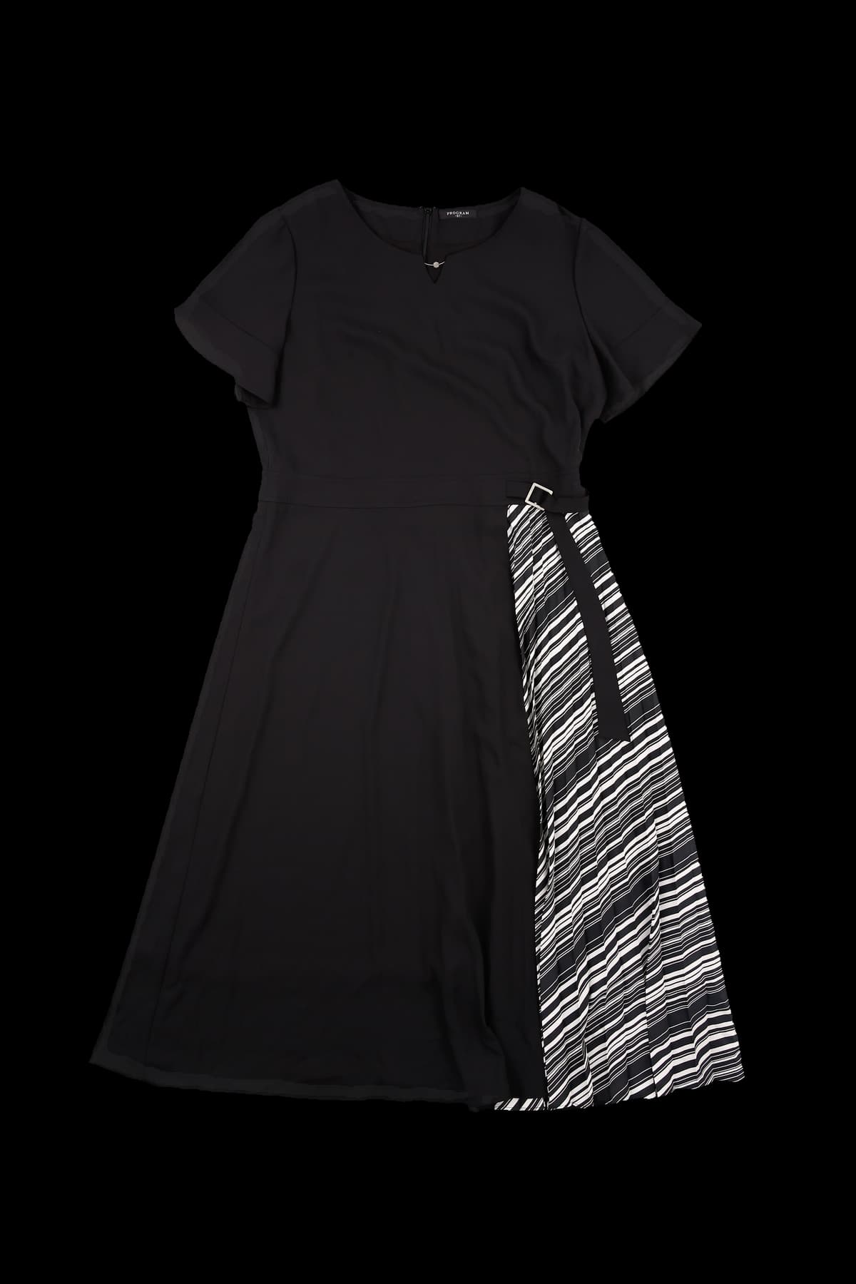 사이드벨트 반팔원피스