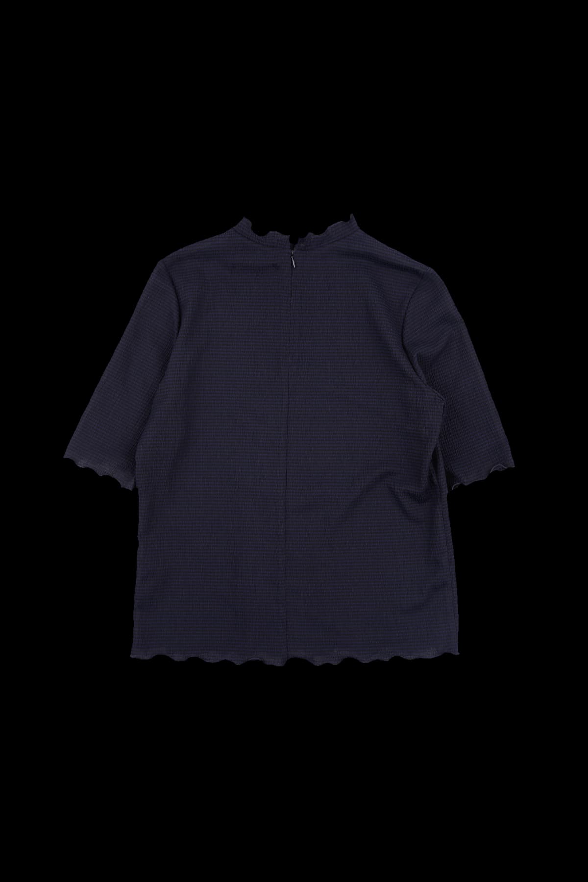 [새상품][2024] 체크 셔링 반팔 티셔츠