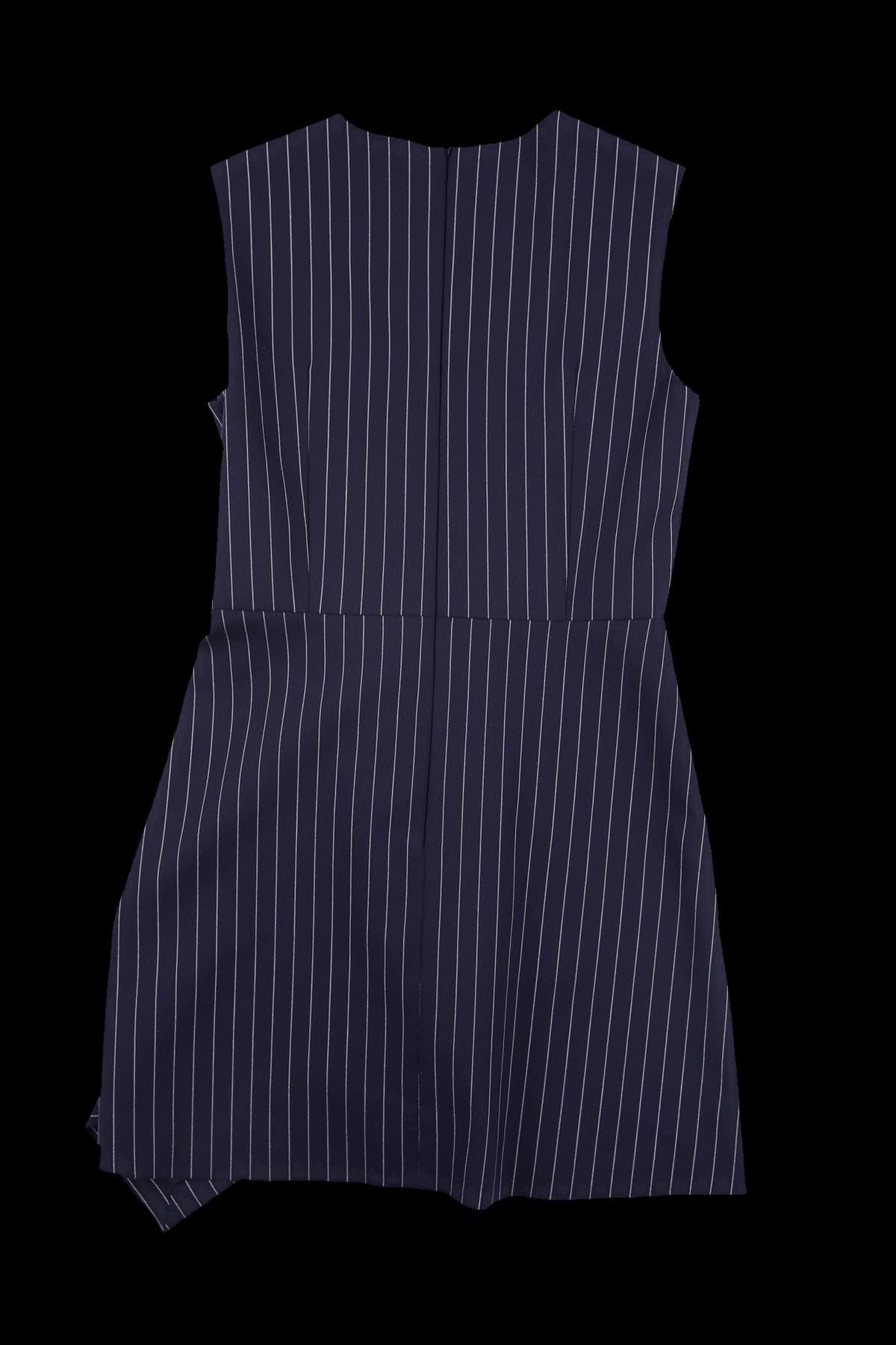 스트라이프 슬리브리스 원피스