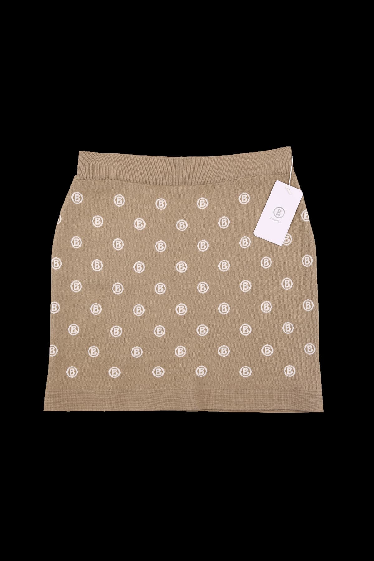 [새상품] 로고 패턴 니트 스커트