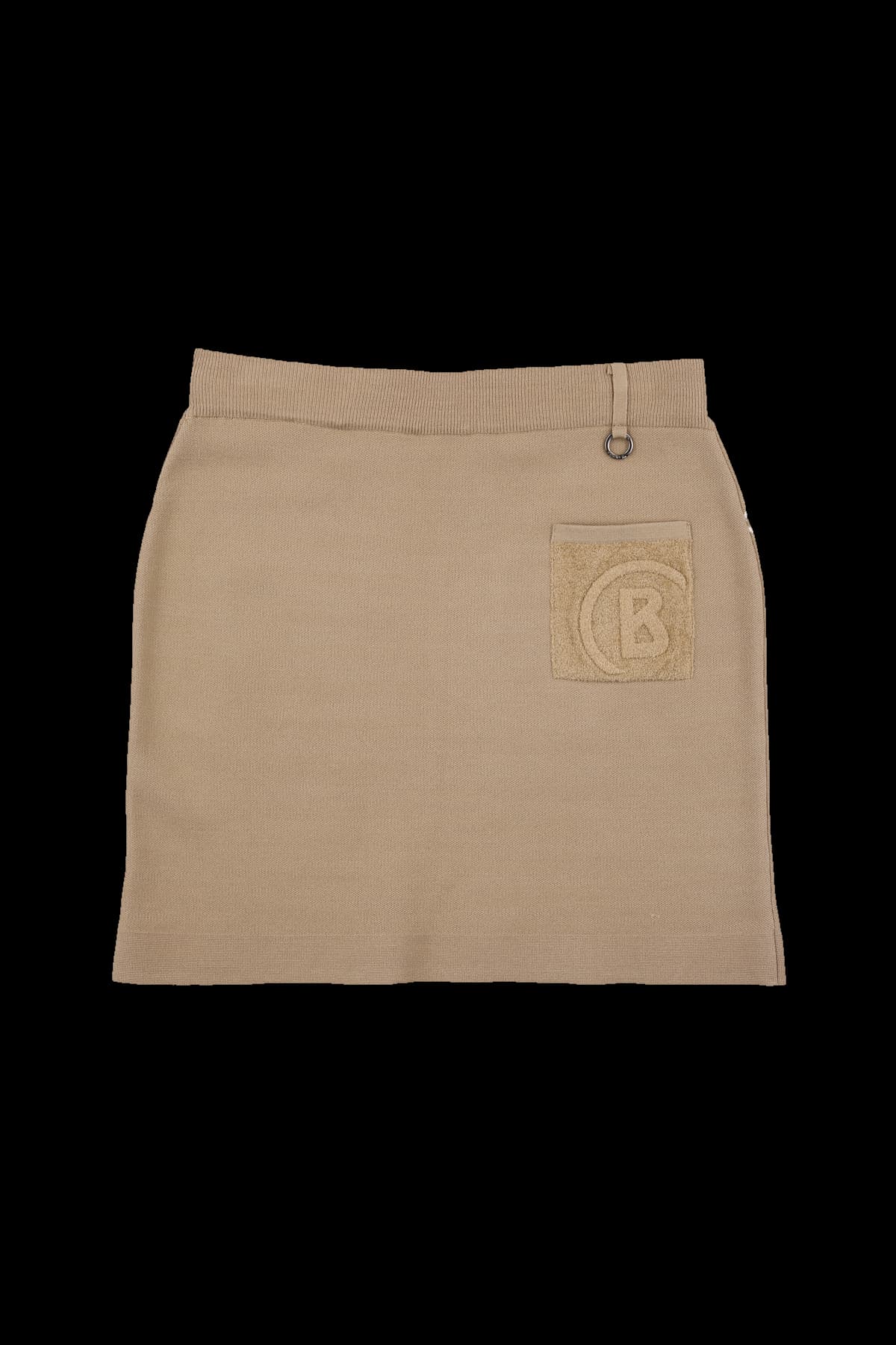 [새상품] 로고 패턴 니트 스커트