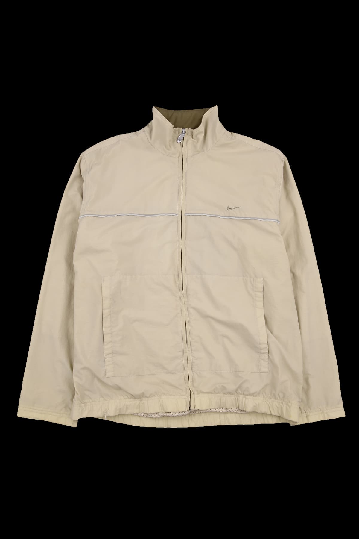 [남성] 배색 라인 집업 점퍼