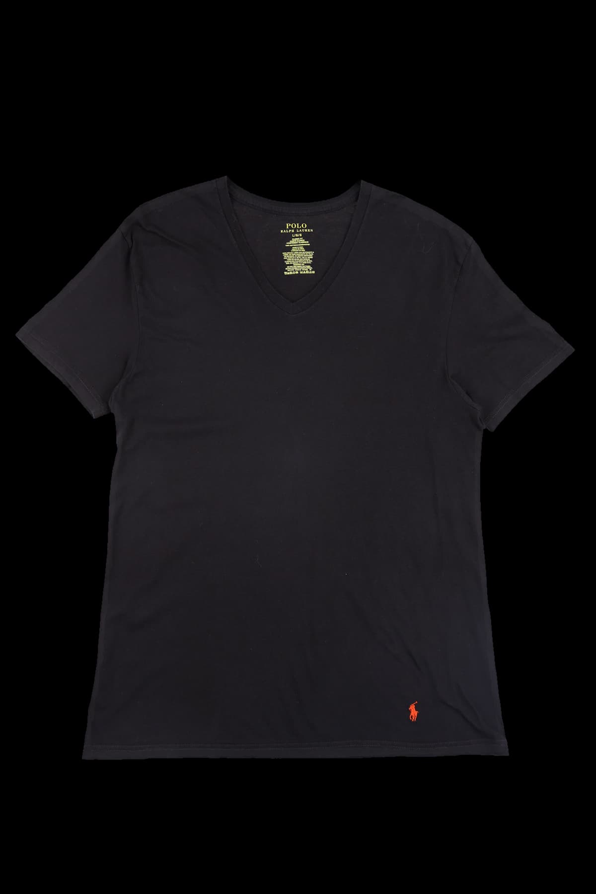 [남성] 로고 브이넥 반팔 티셔츠