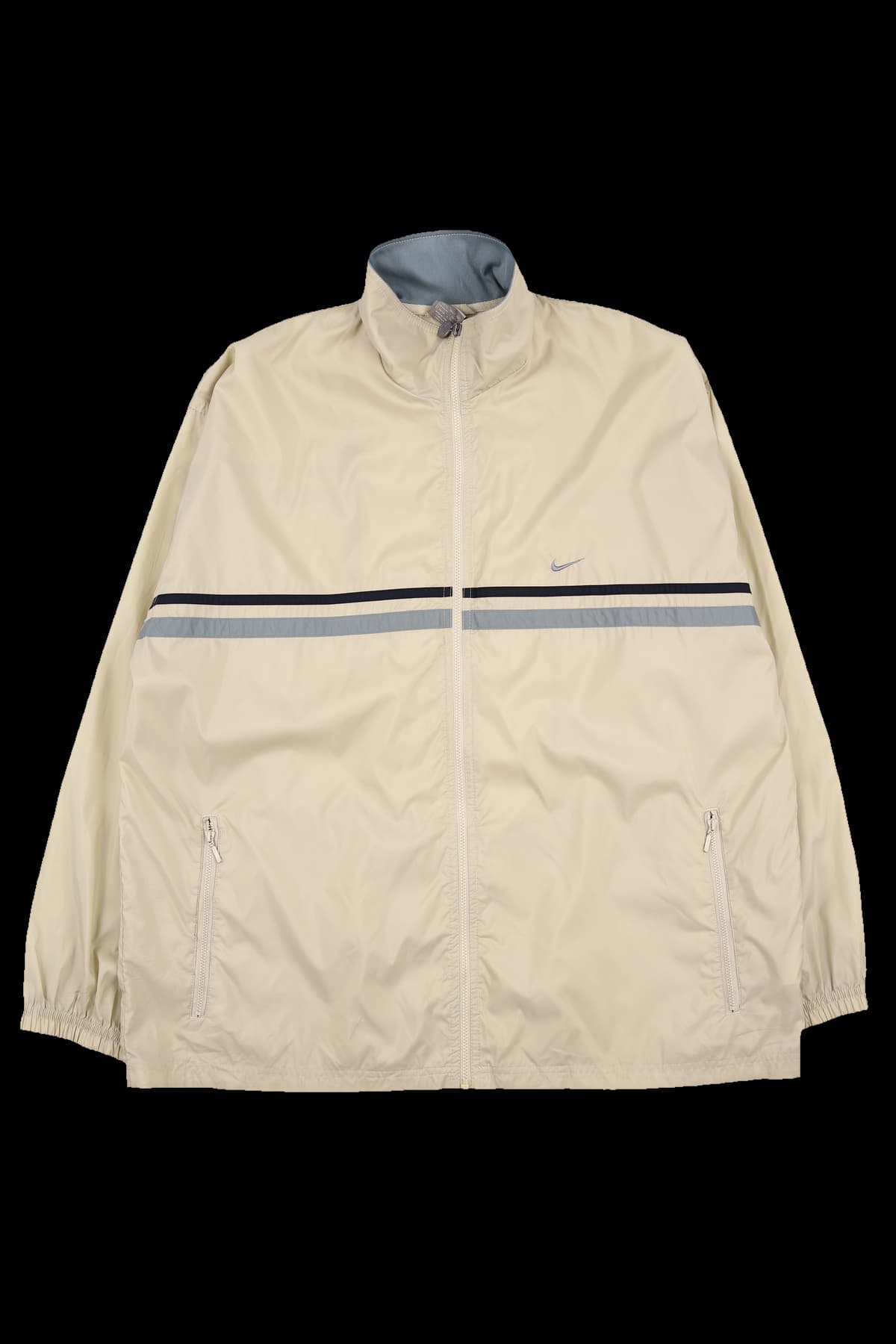 [남성] 배색 라인 바람막이 점퍼