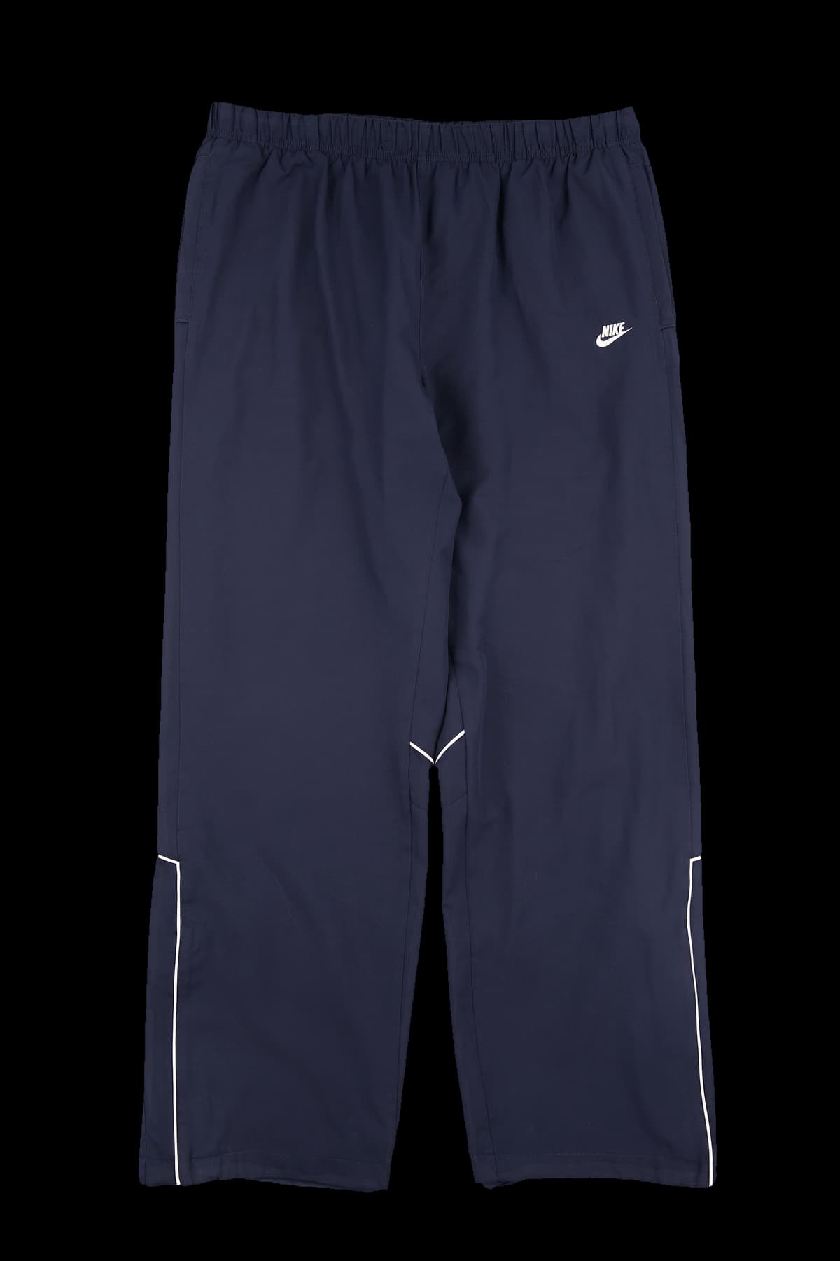 [남성] 배색 라인 절개 롱팬츠