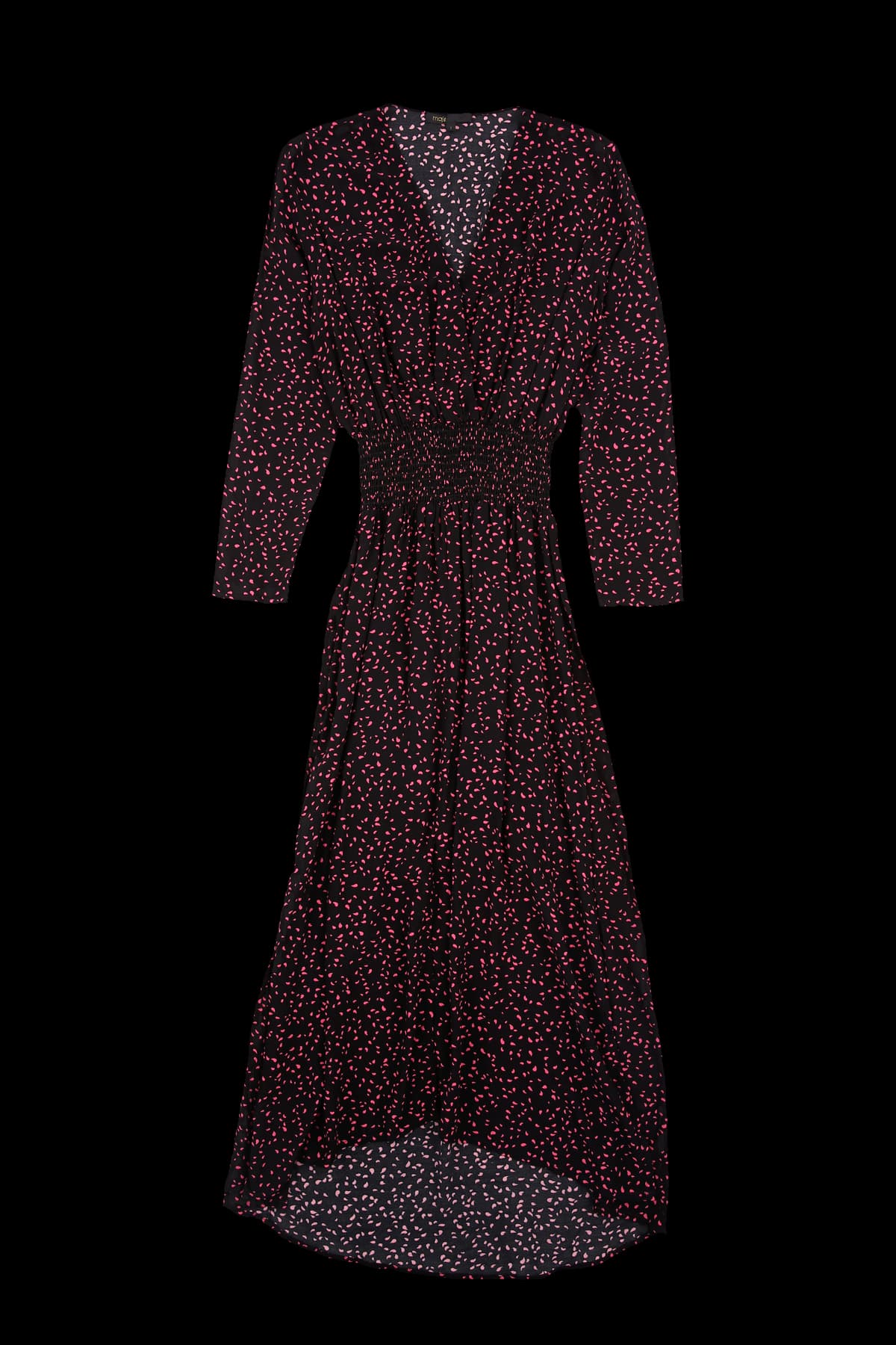 스모킹 랩 프린팅 원피스