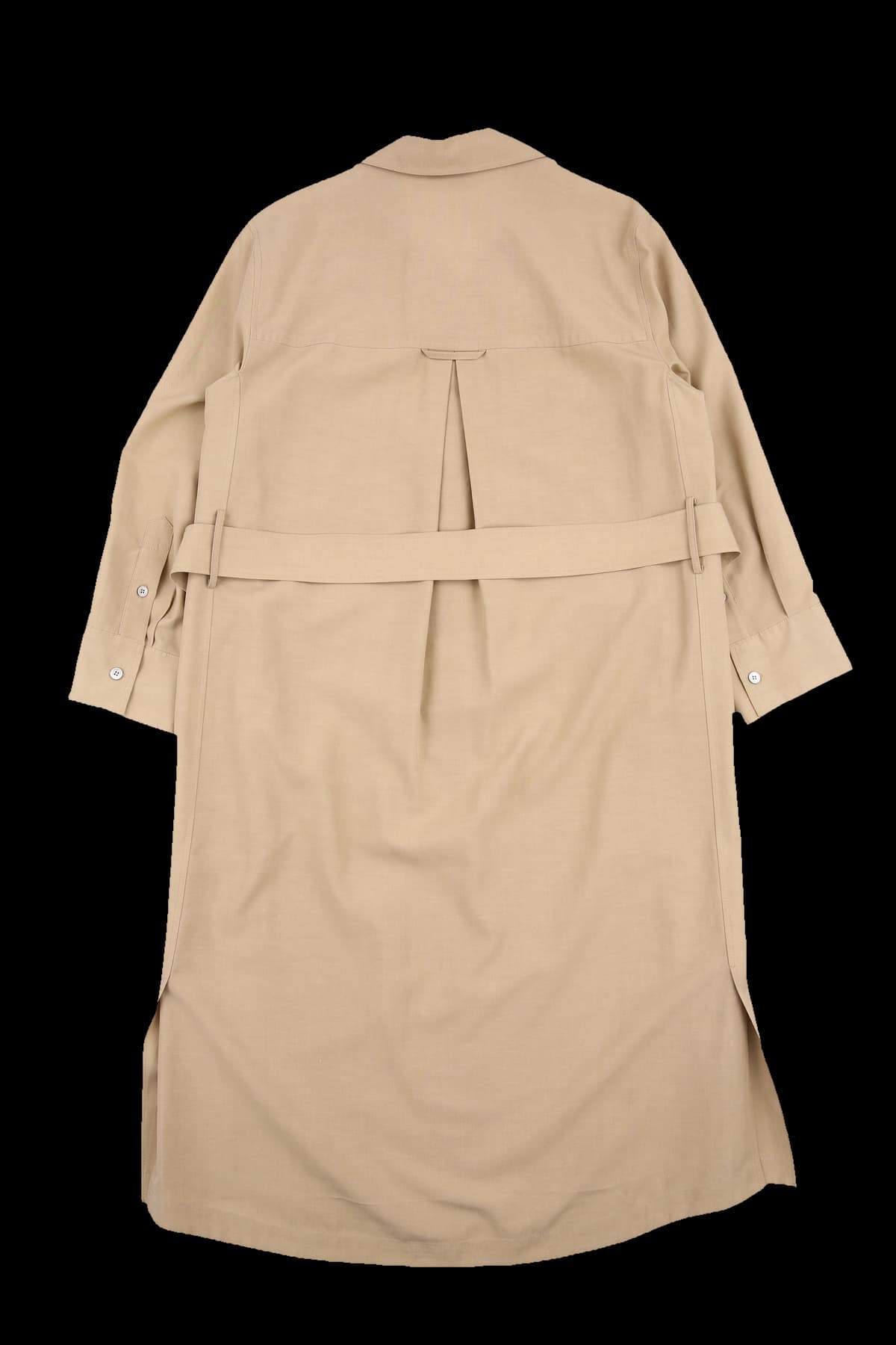 벨티드 셔츠 원피스 