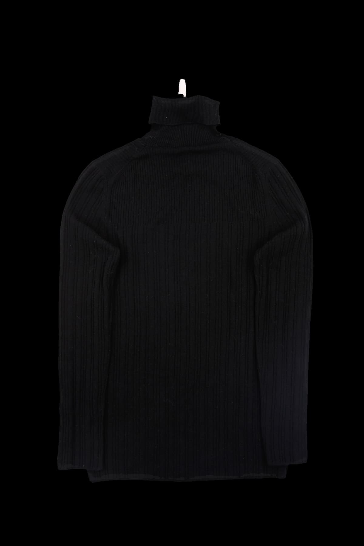 골지 하이넥 긴팔 니트